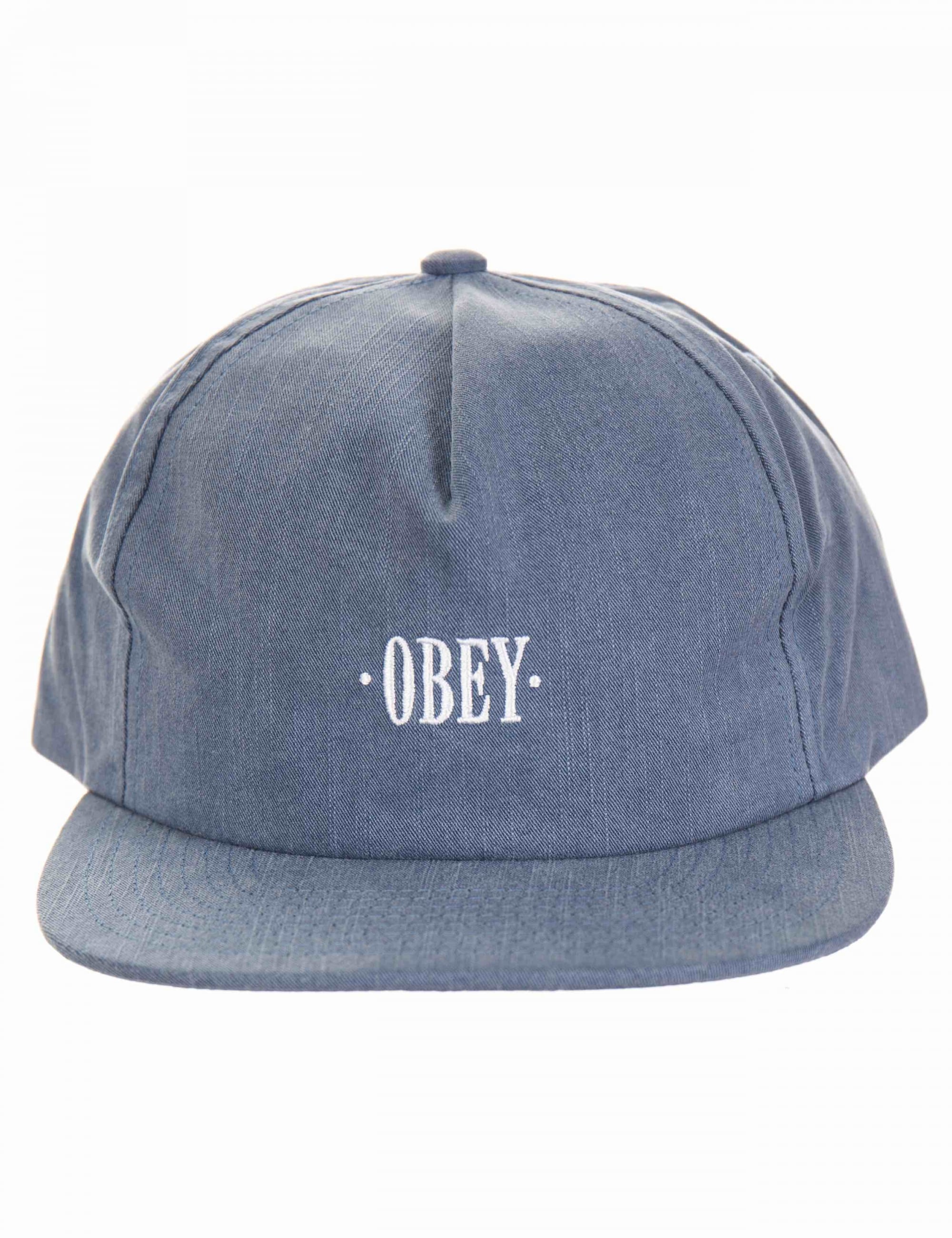 Hey Man Snapback Hat - Indigo Blue