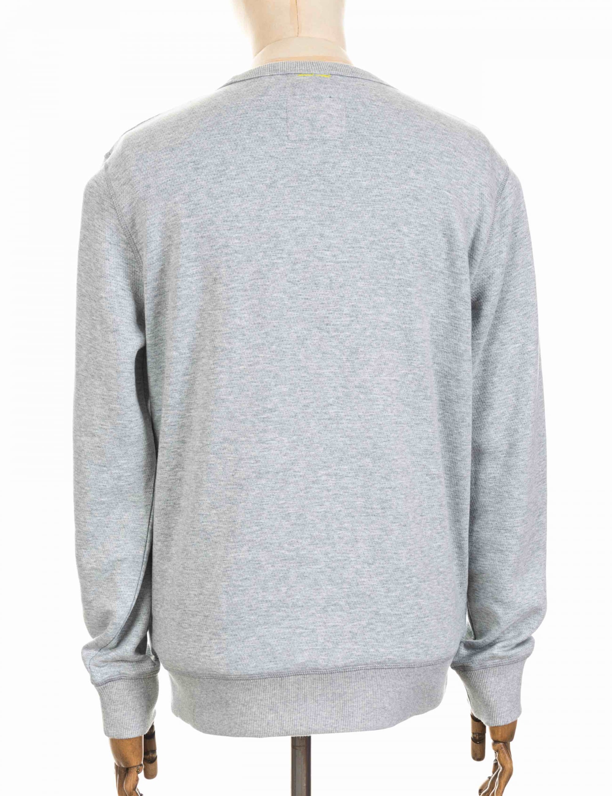 Perforate Sweatshirt - Lite Chambray