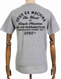 Camperdown Address Pocket T-Shirt - Grey Heather