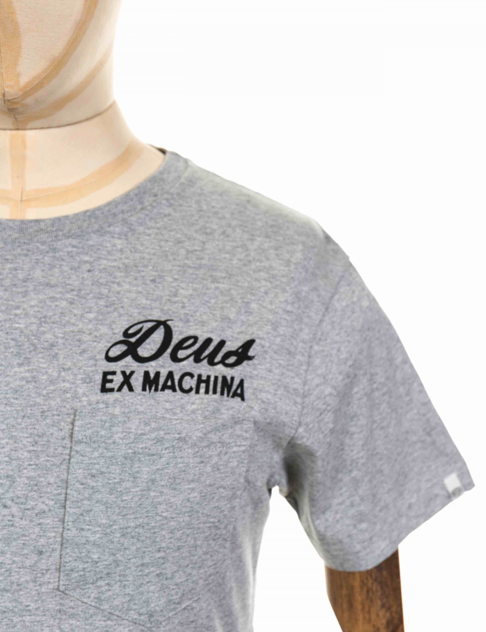 Camperdown Address Pocket T-Shirt - Grey Heather