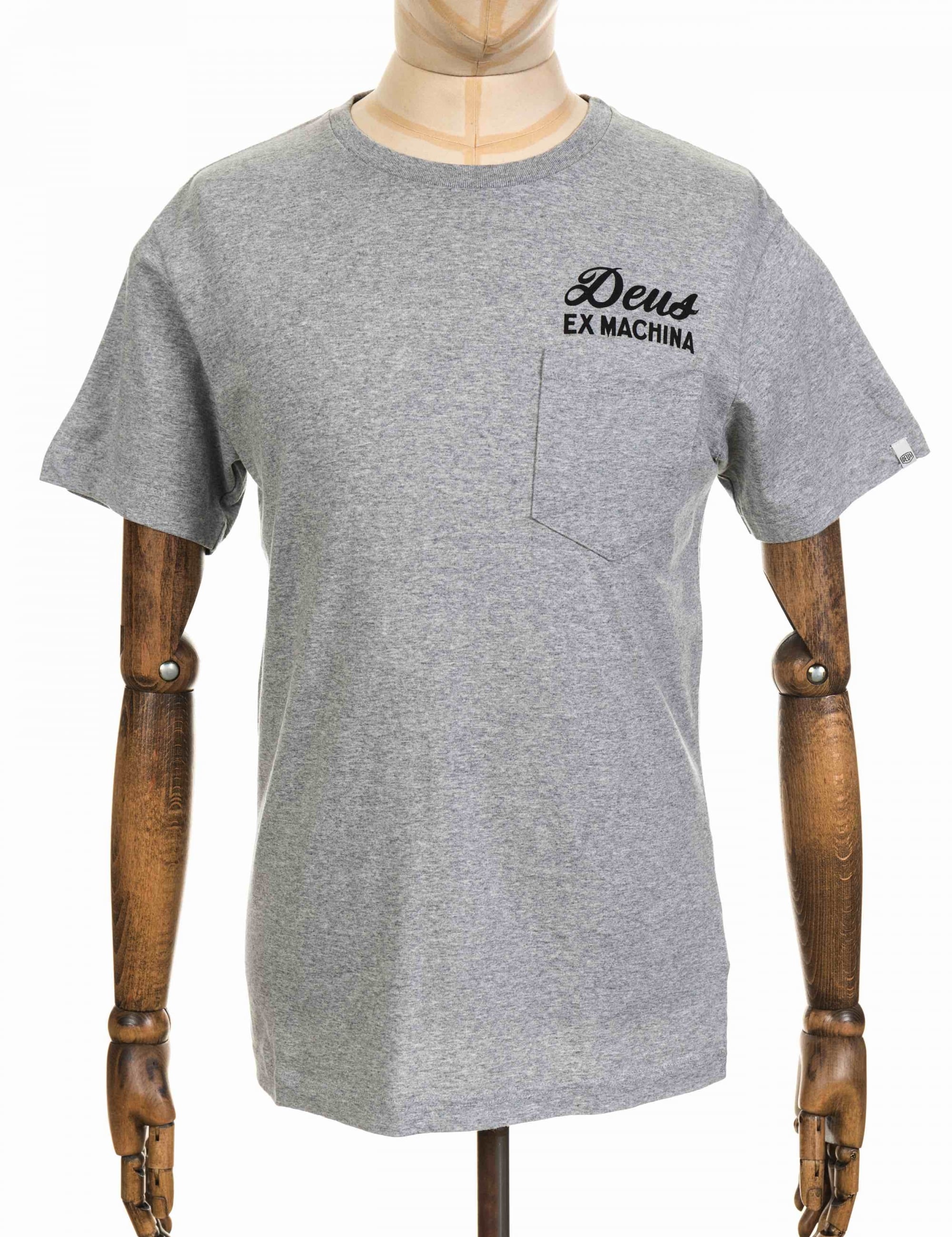 Camperdown Address Pocket T-Shirt - Grey Heather