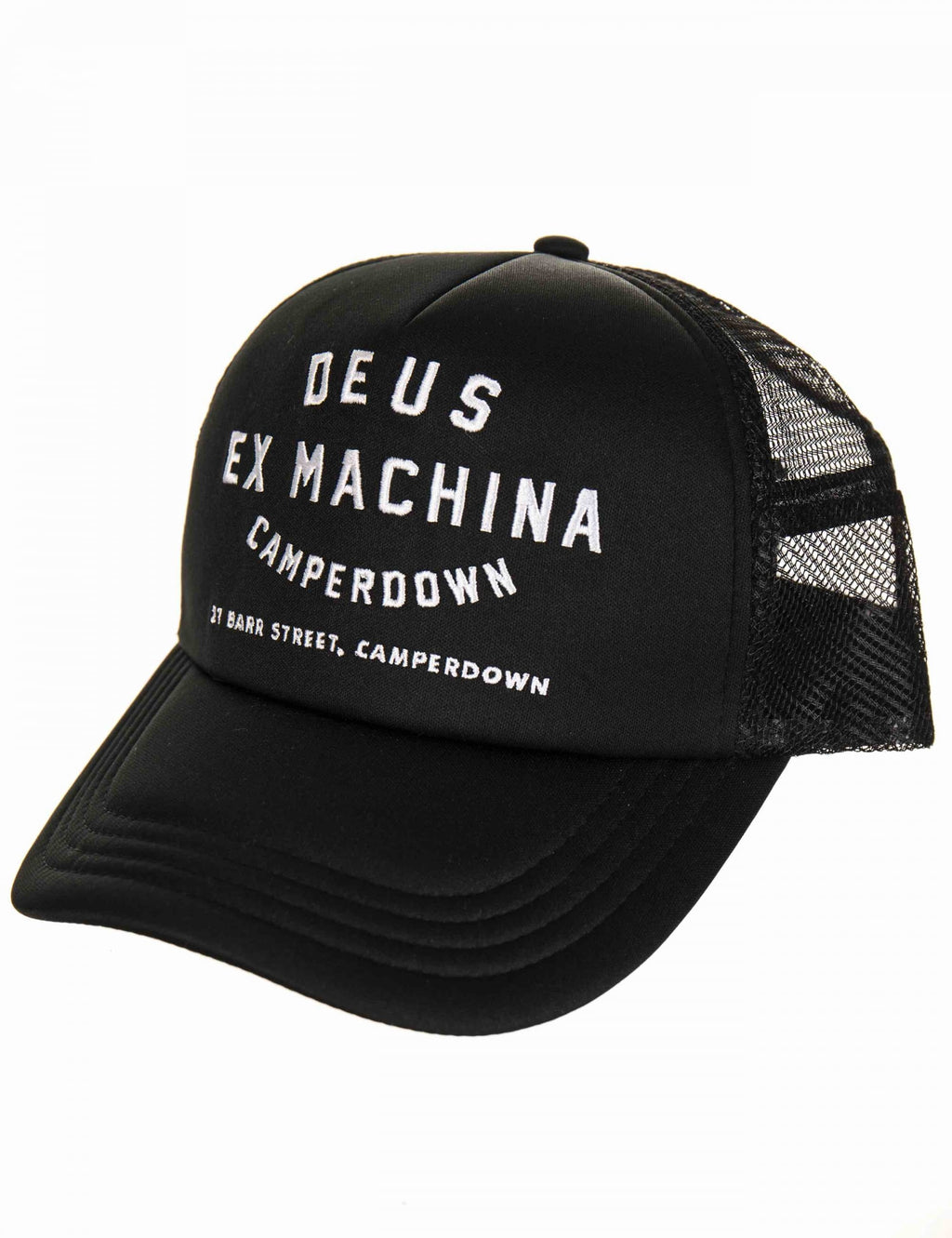 Camperdown Address Trucker Mesh Hat - Black