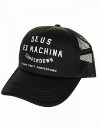 Camperdown Address Trucker Mesh Hat - Black