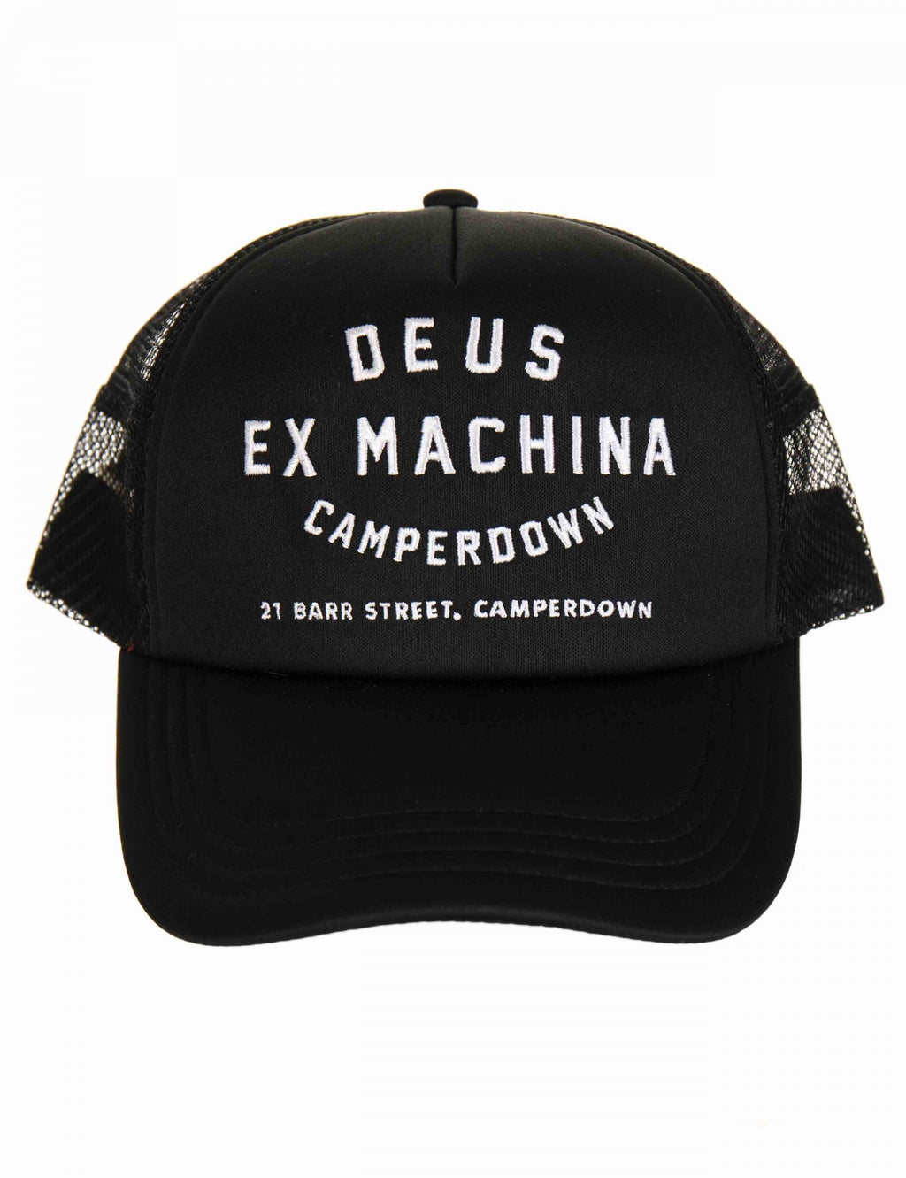 Camperdown Address Trucker Mesh Hat - Black
