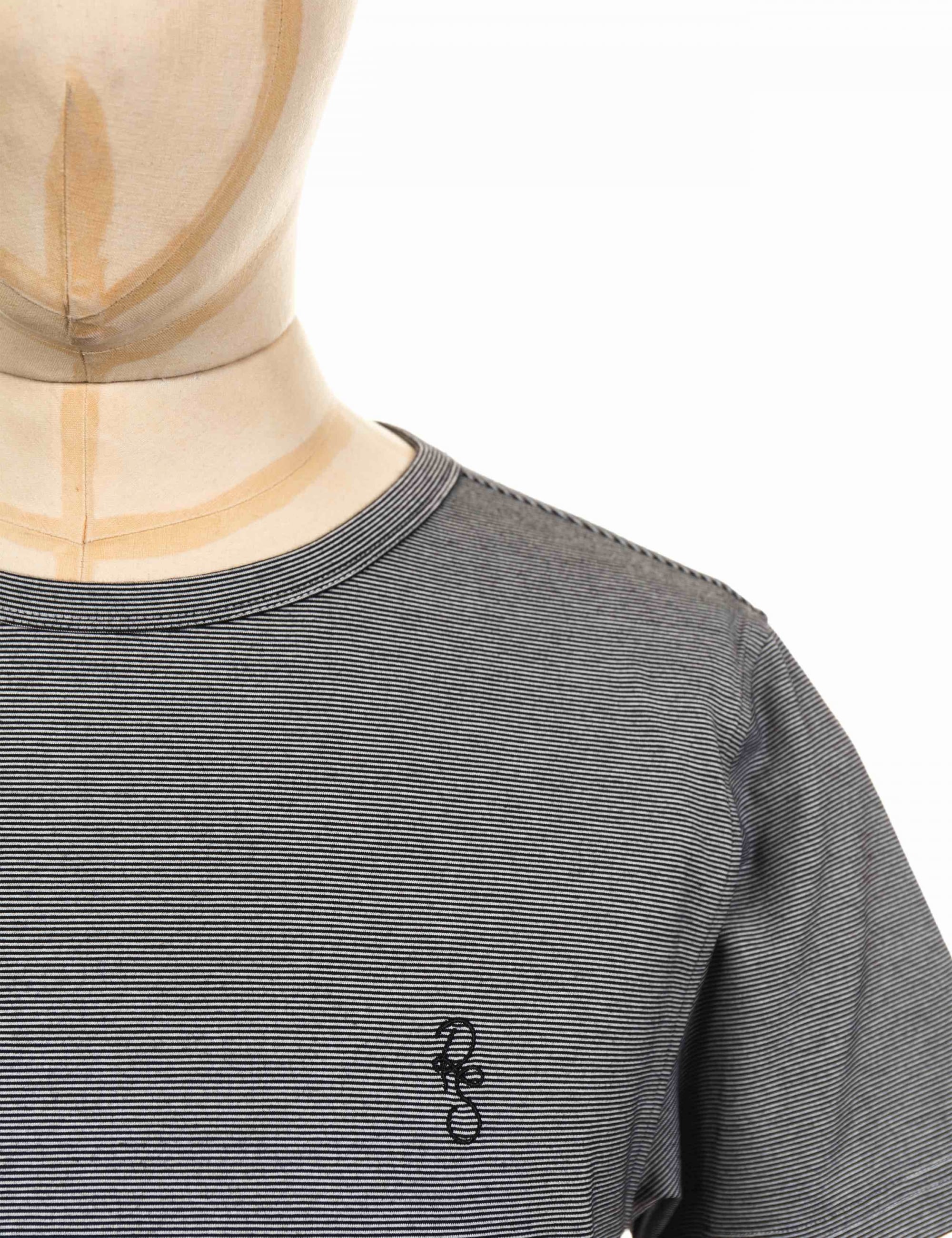 New Spirit T-Shirt - Blackboard Stripe