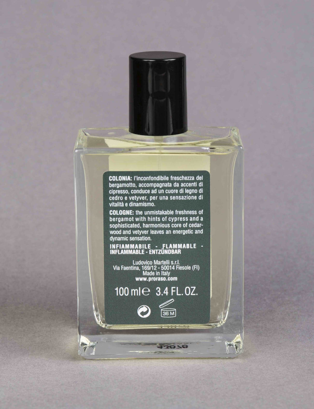 Eau de Cologne (100ml) - Cypress and Vetyver