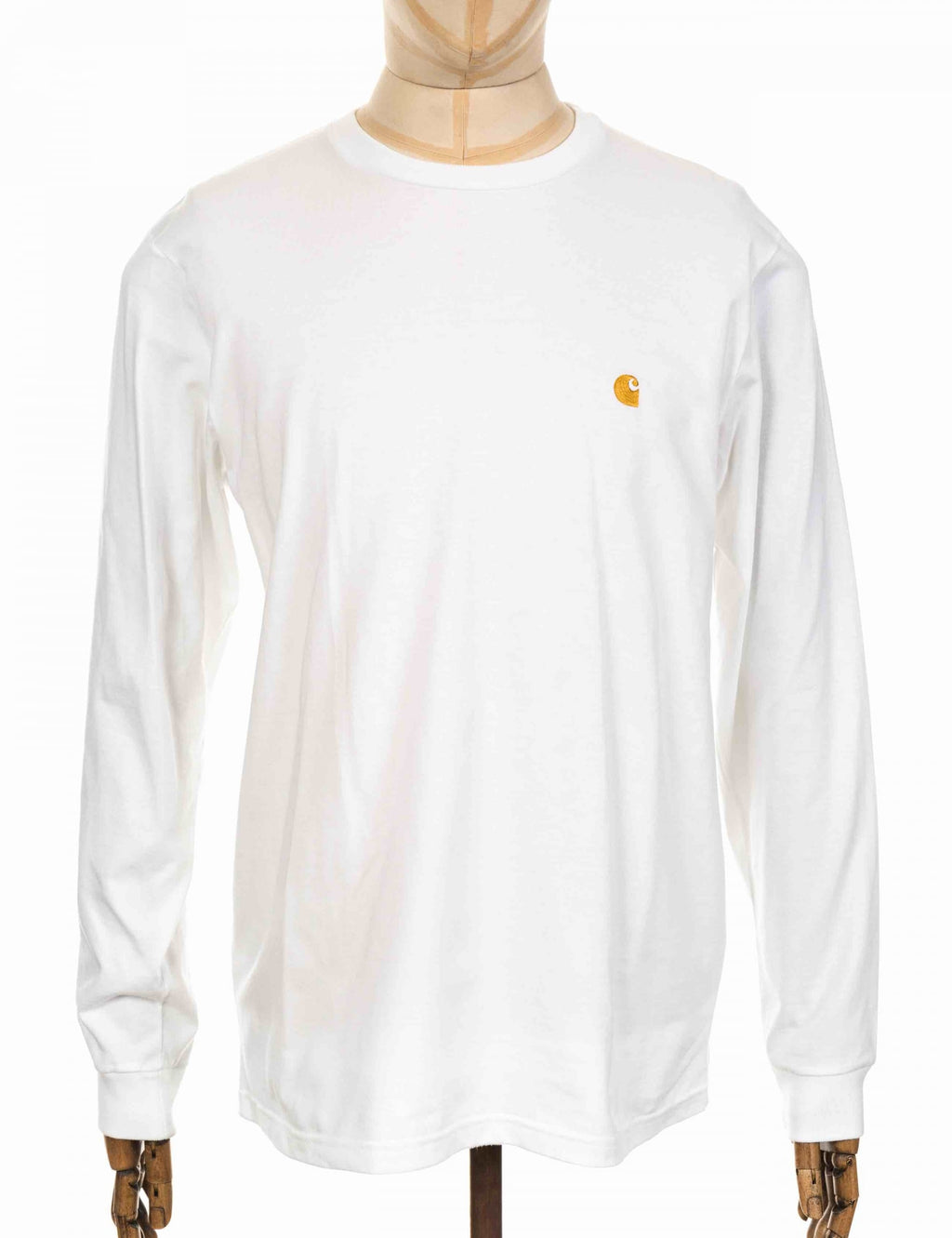 Chase Long Sleeve T-Shirt - White/Gold