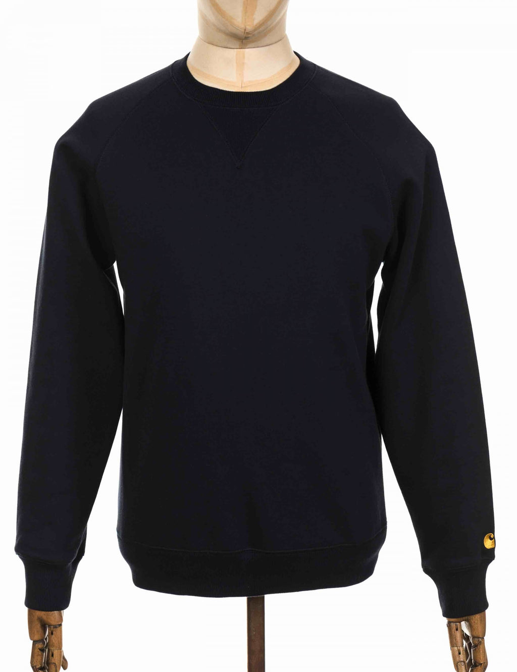 Chase Crew Sweat - Dark Navy/Gold
