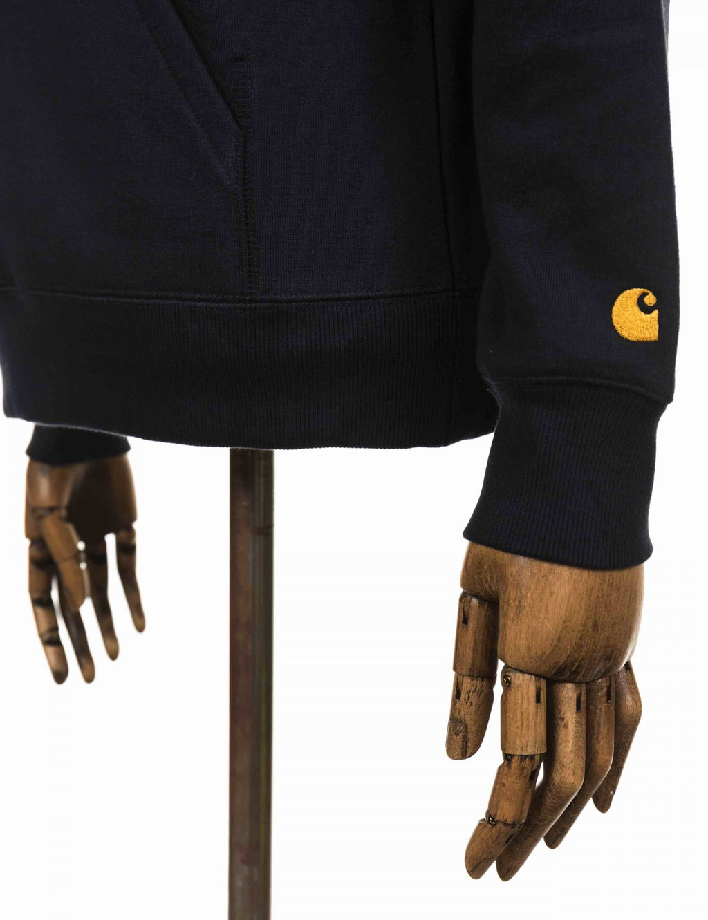 Chase Hooded Sweat - Dark Navy/Gold