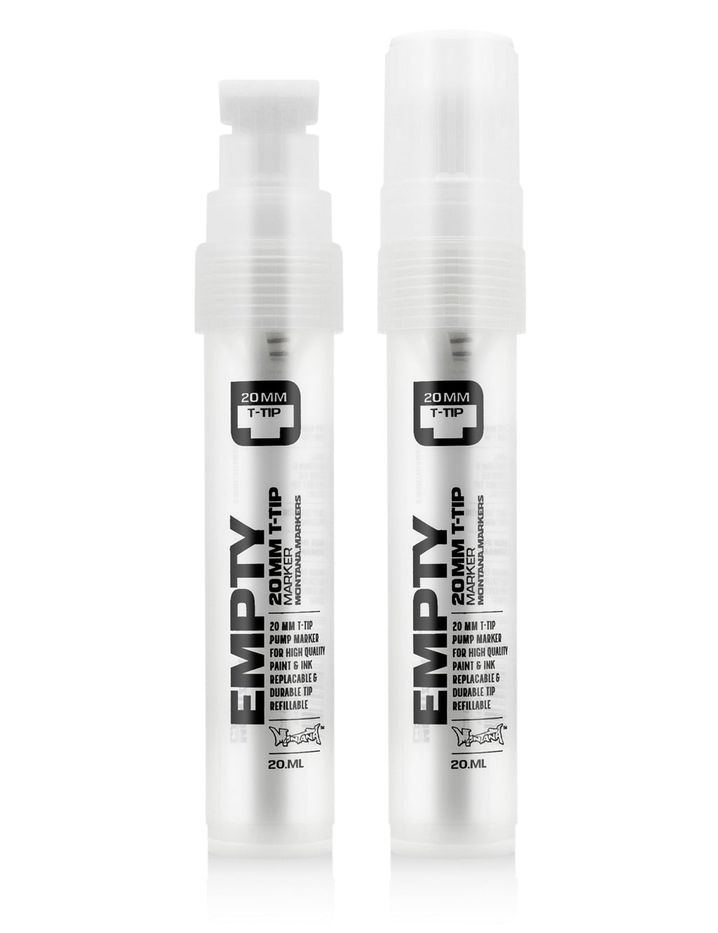 Empty Marker Pen - 20mm T-Tip