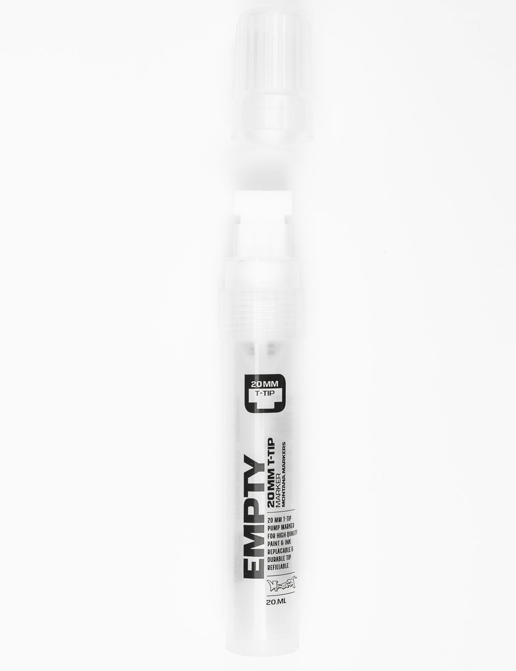 Empty Marker Pen - 20mm T-Tip
