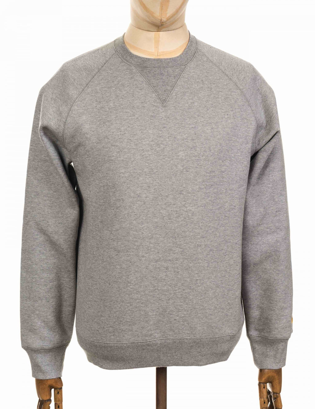 Chase Crew Sweat - Grey Heather/Gold