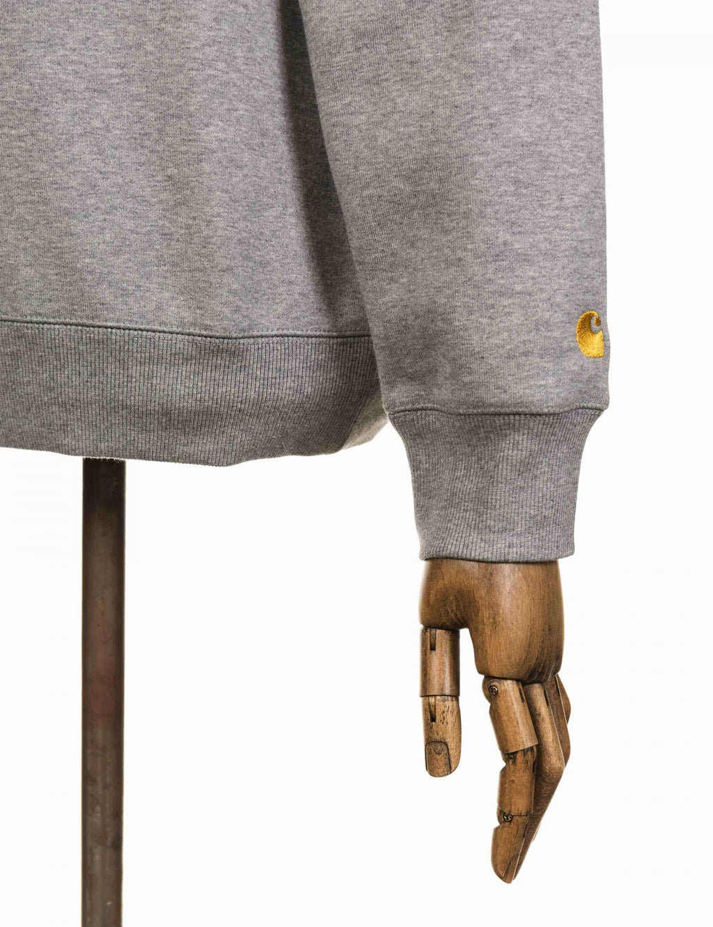 Chase Crew Sweat - Grey Heather/Gold