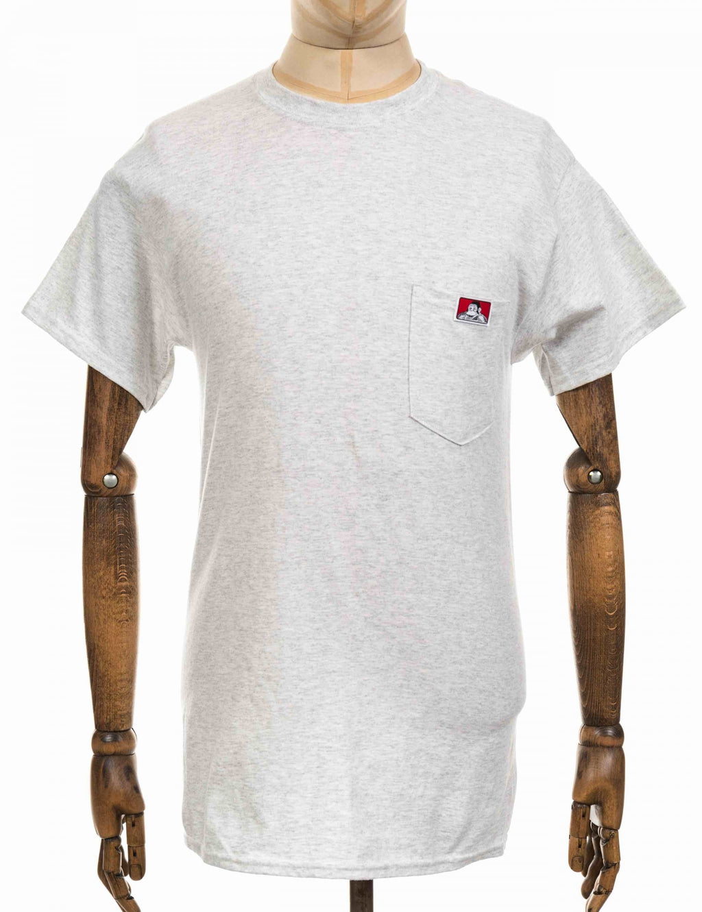 Classic Patch Logo Pocket T-Shirt - Ash Grey