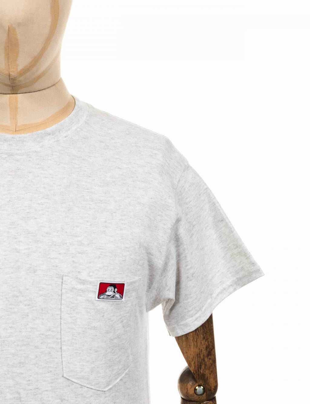 Classic Patch Logo Pocket T-Shirt - Ash Grey