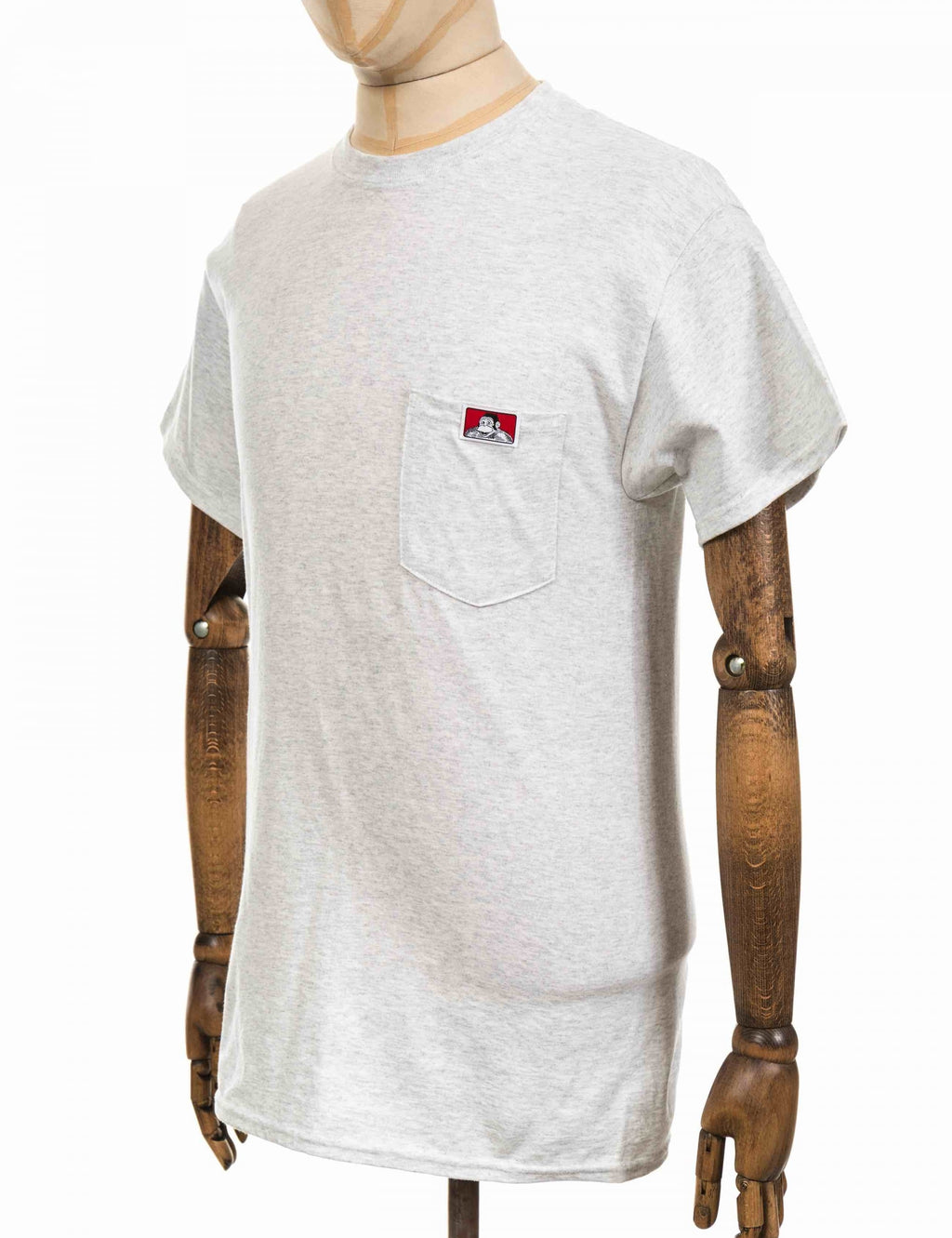 Classic Patch Logo Pocket T-Shirt - Ash Grey