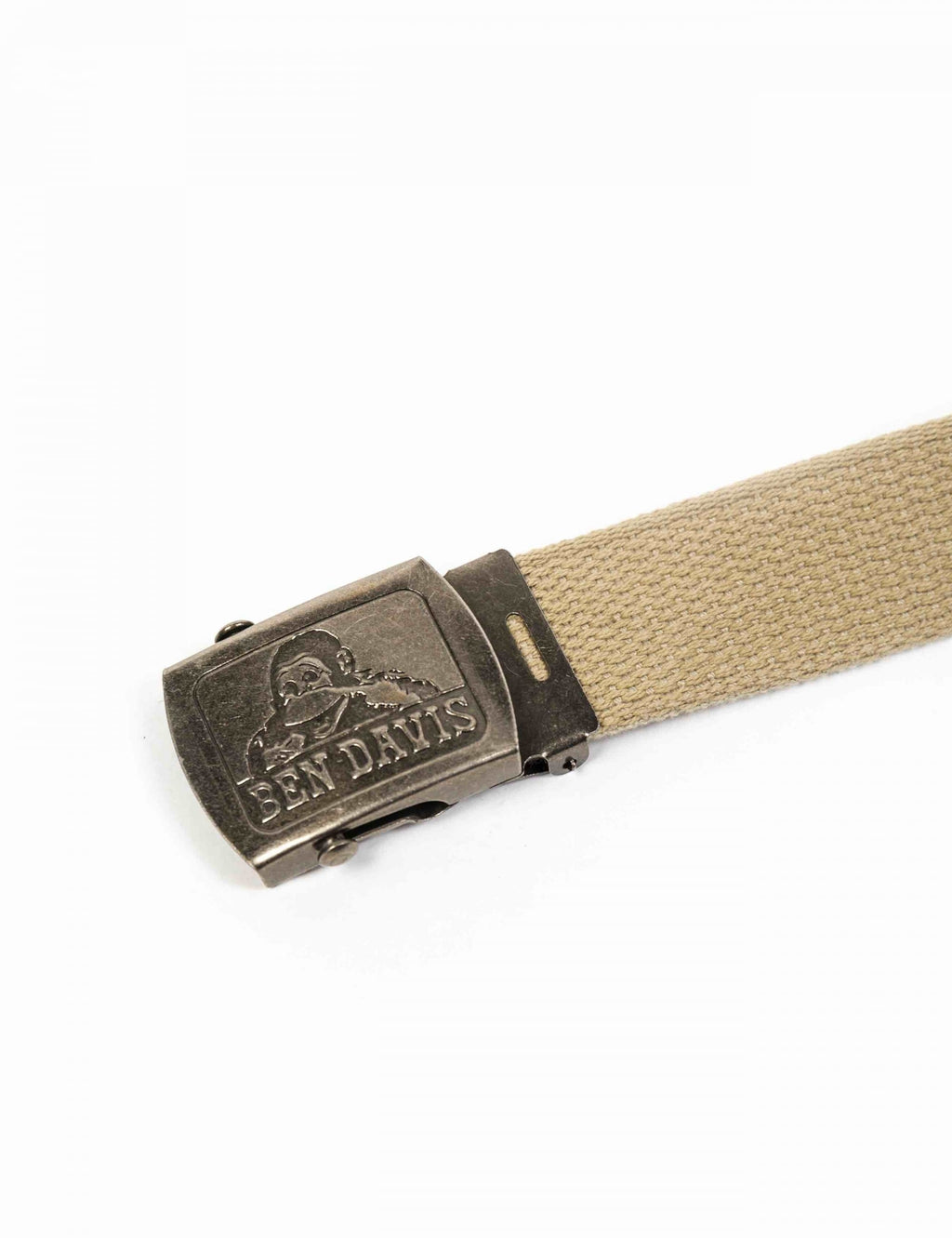 Classic Canvas Web Belt - Khaki