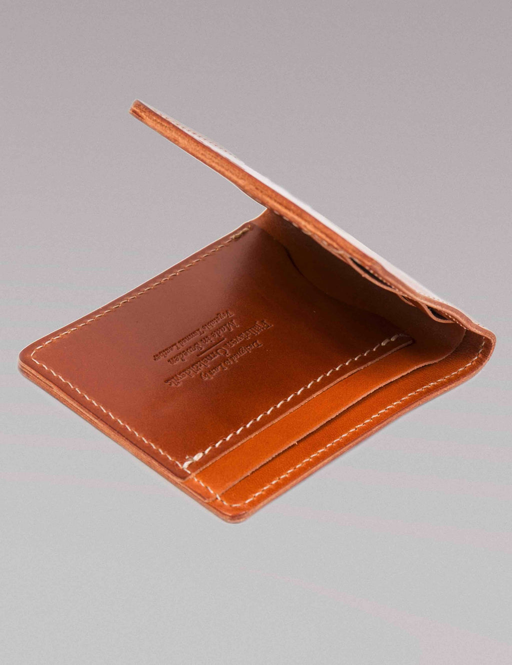 Ovik Leather Wallet - Cognac