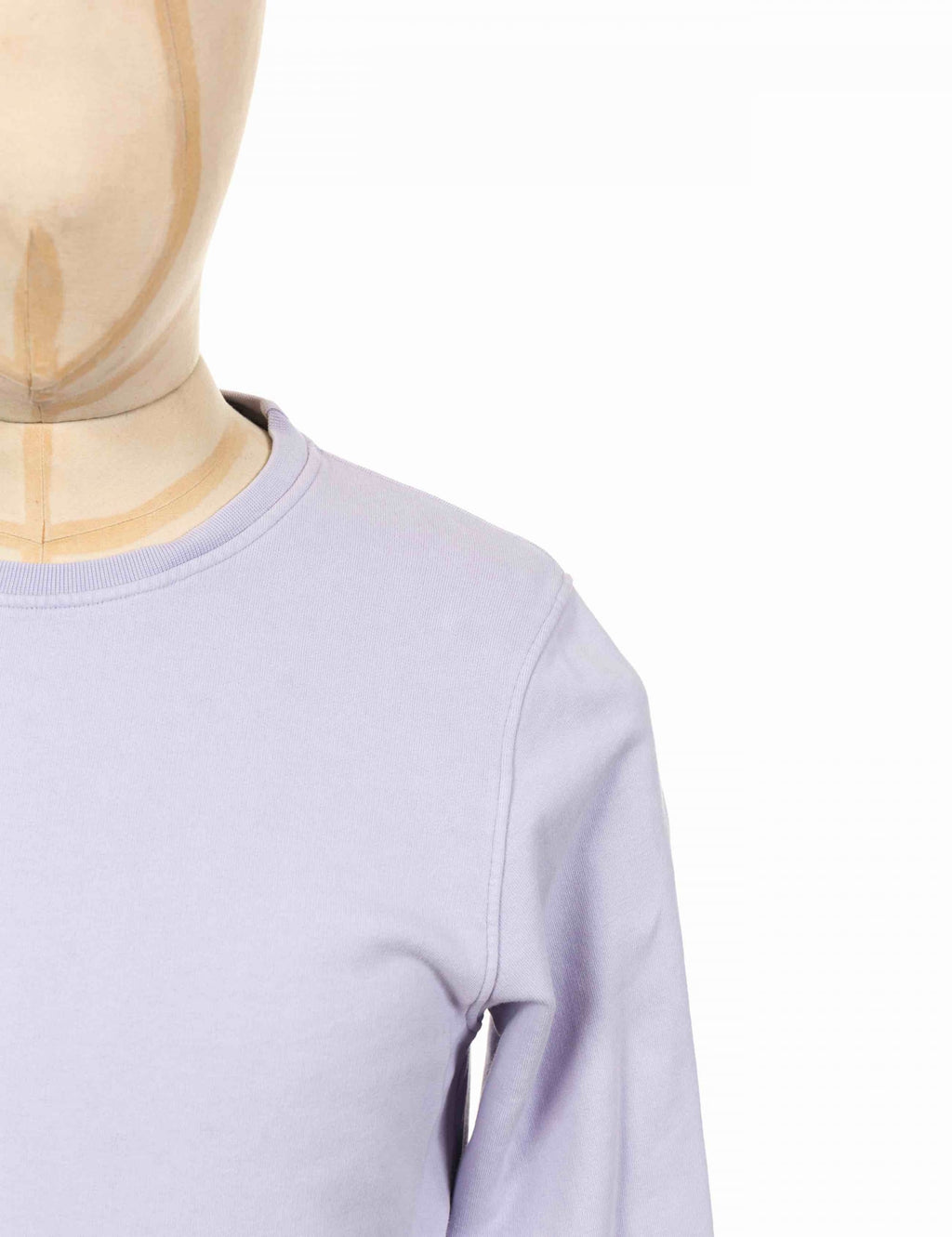 Organic Crew Sweat - Soft Lavender