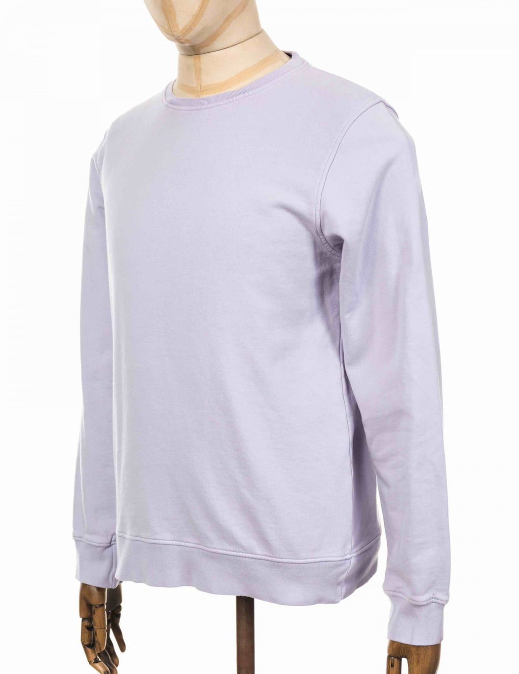 Organic Crew Sweat - Soft Lavender