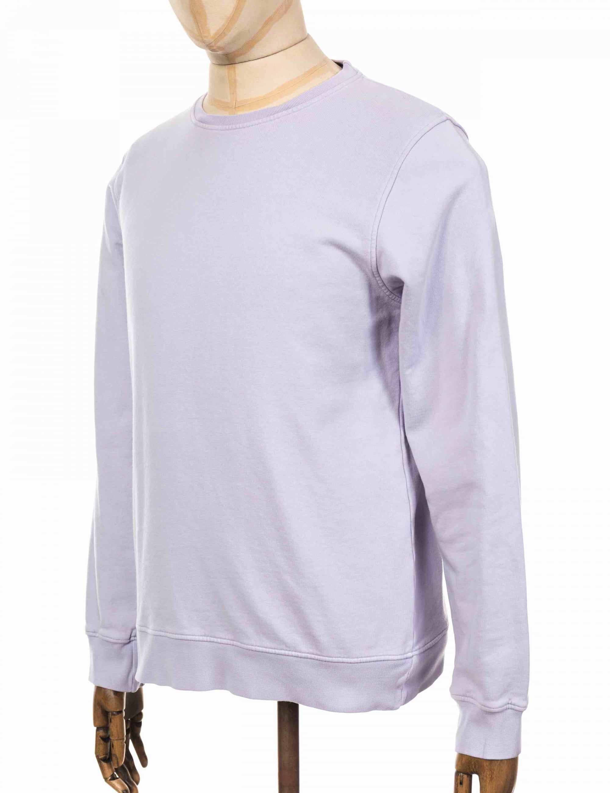 Organic Crew Sweat - Soft Lavender