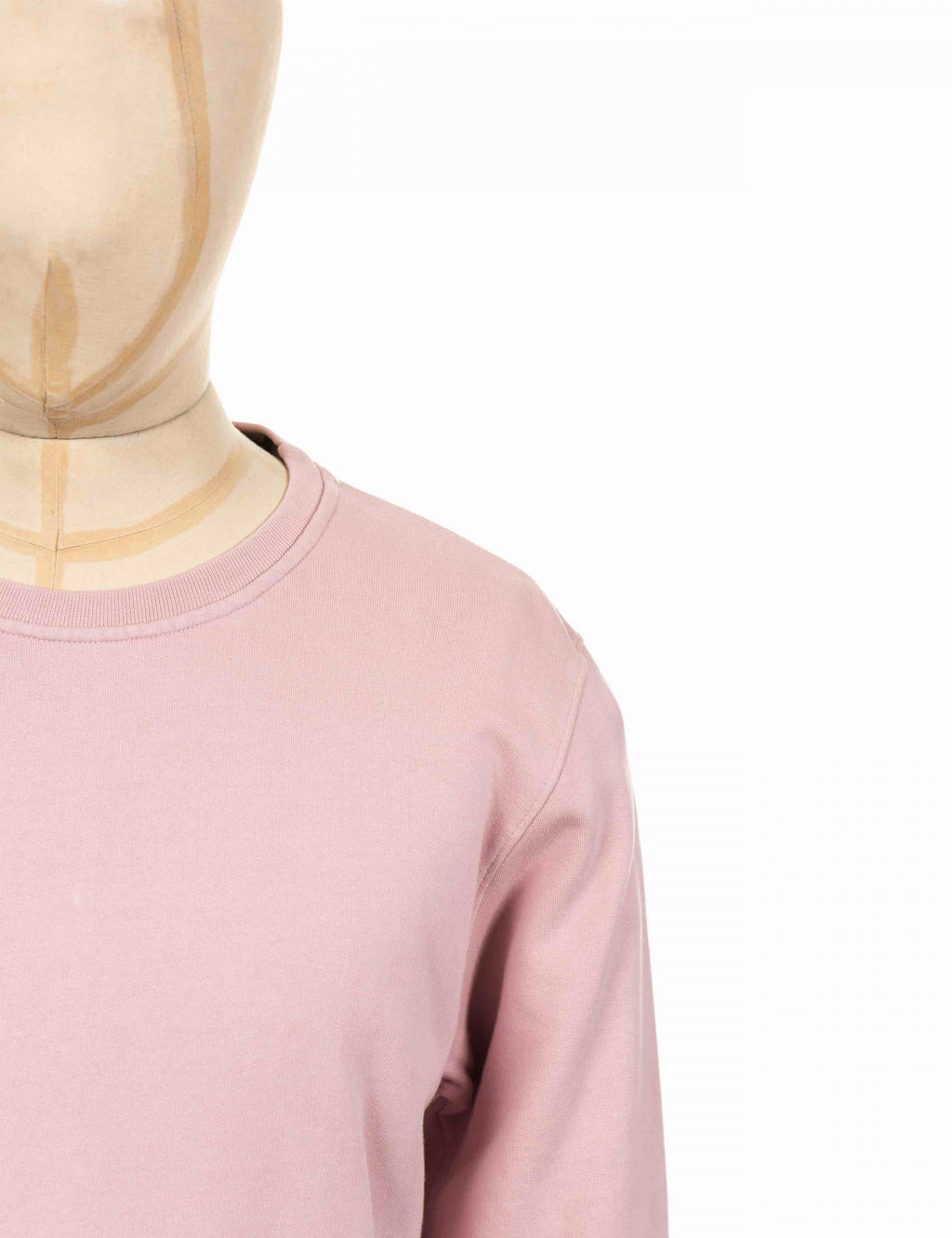 Organic Crew Sweat - Faded Pink