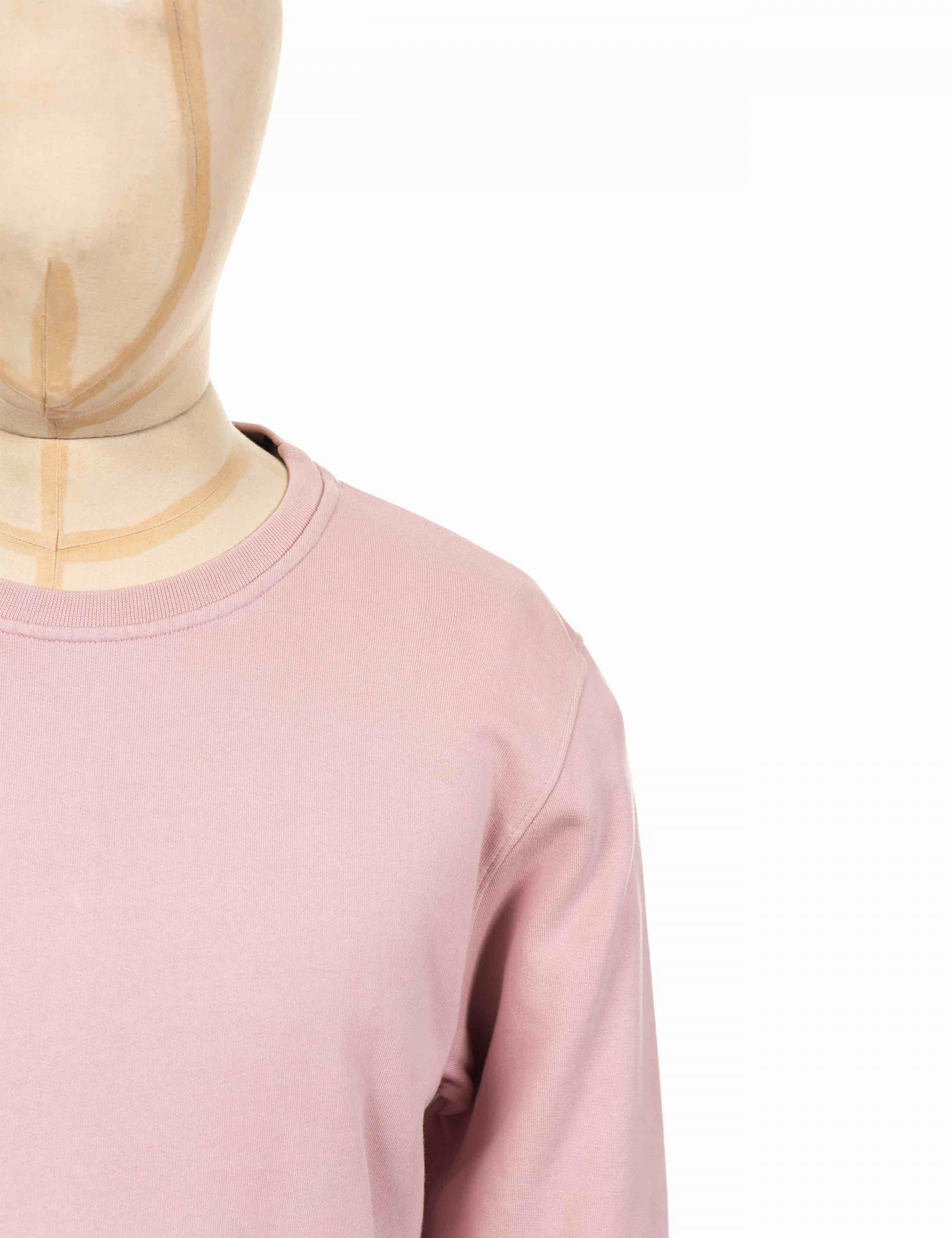 Organic Crew Sweat - Faded Pink