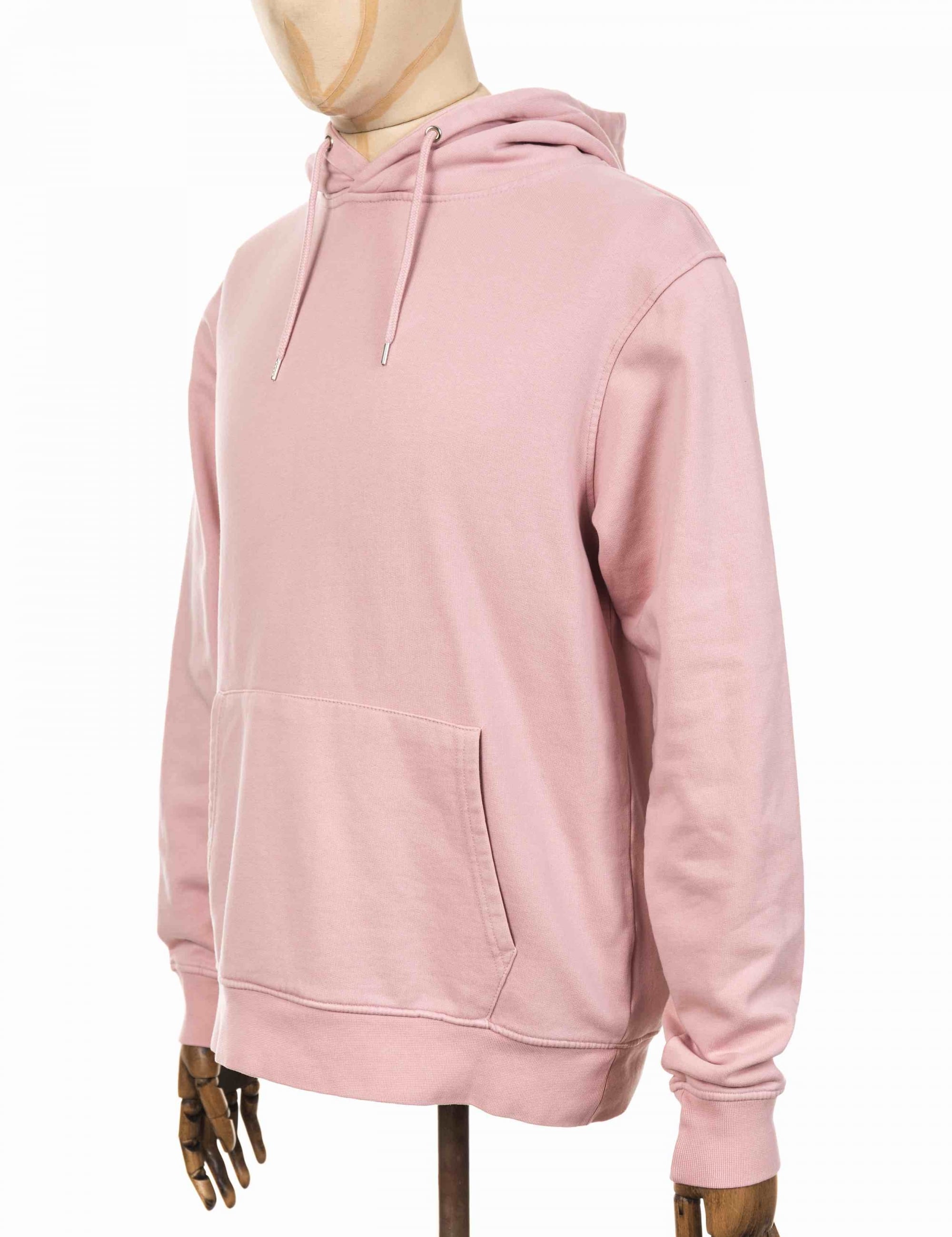 Organic Hooded Sweat - Faded Pink
