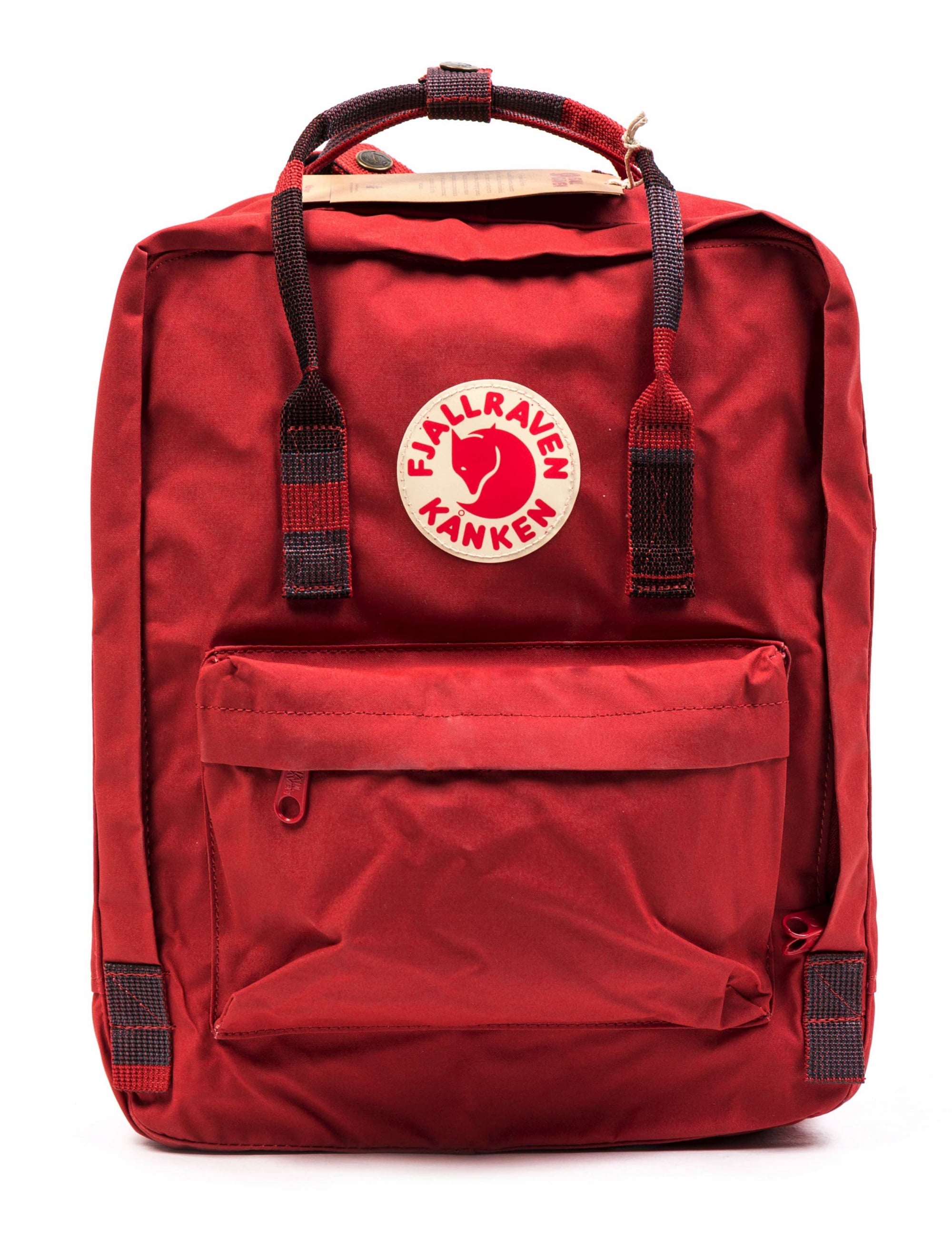Kanken Classic Backpack - Deep Red-Random Blocked