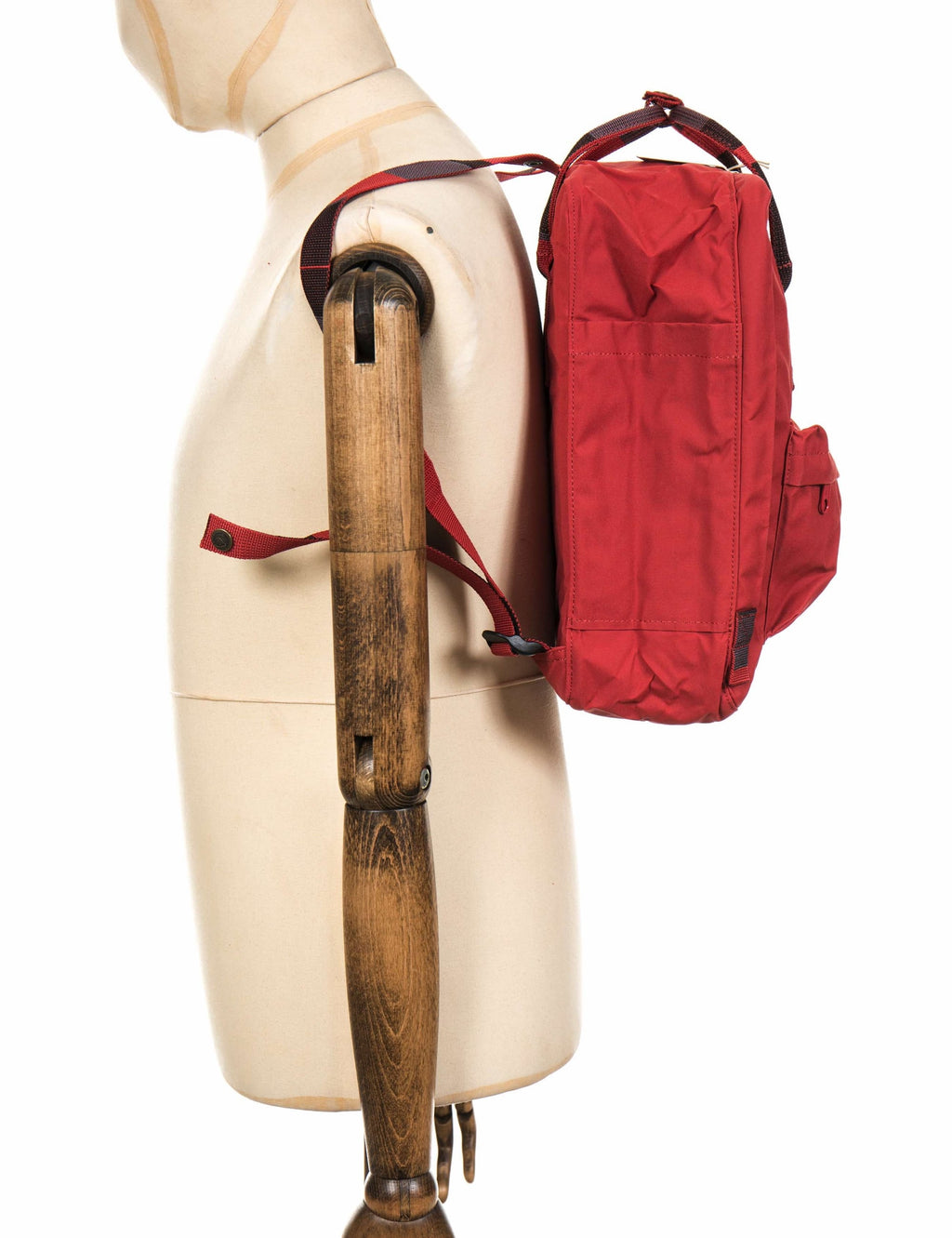 Kanken Classic Backpack - Deep Red-Random Blocked