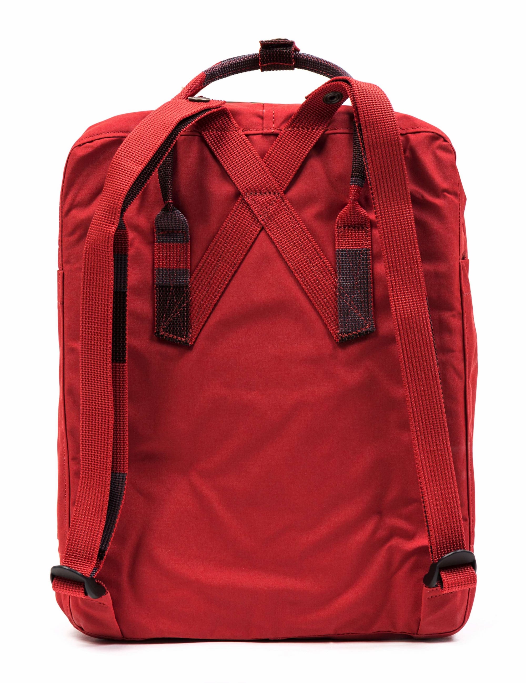 Kanken Classic Backpack - Deep Red-Random Blocked