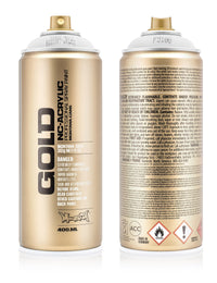 Montana Gold Spray Paint 400ml - Fluorescent Disco White F9100