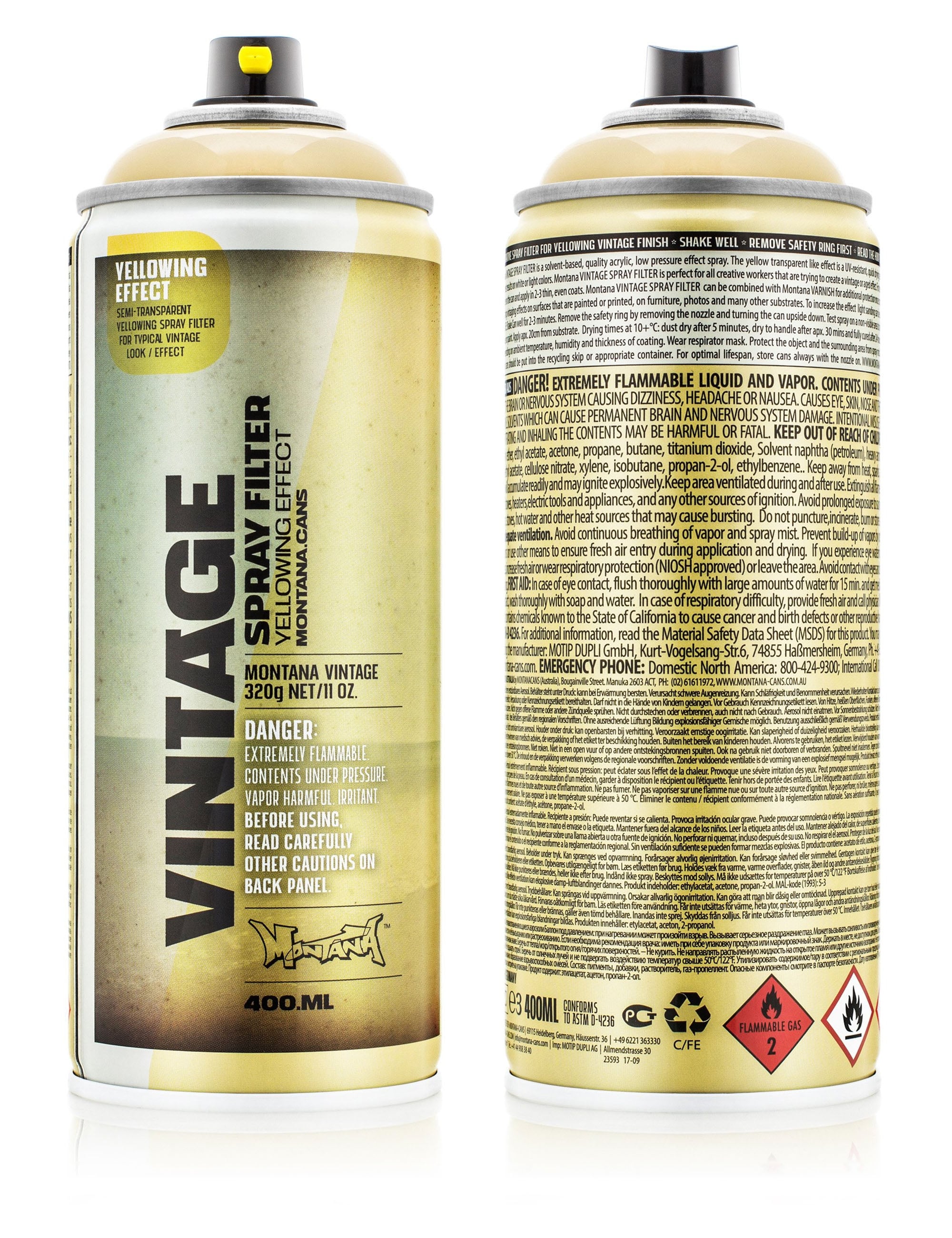 Vintage Filter Spray 400ml - Vintage Filter EV1050