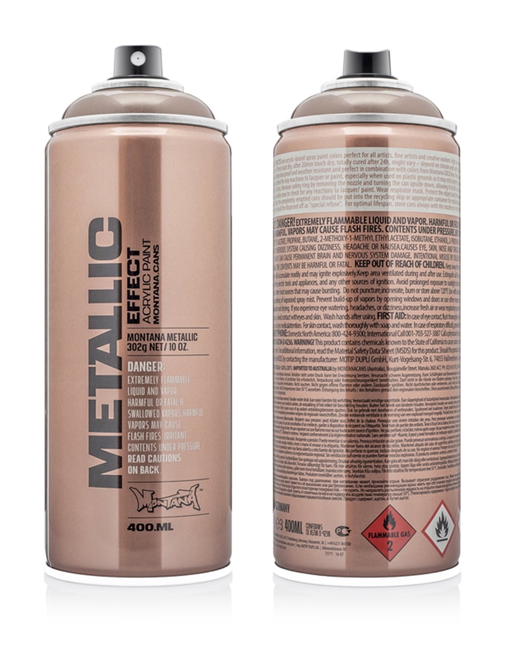 Montana Metallic Effect Spray Paint 400ml - Champagner EMC2010