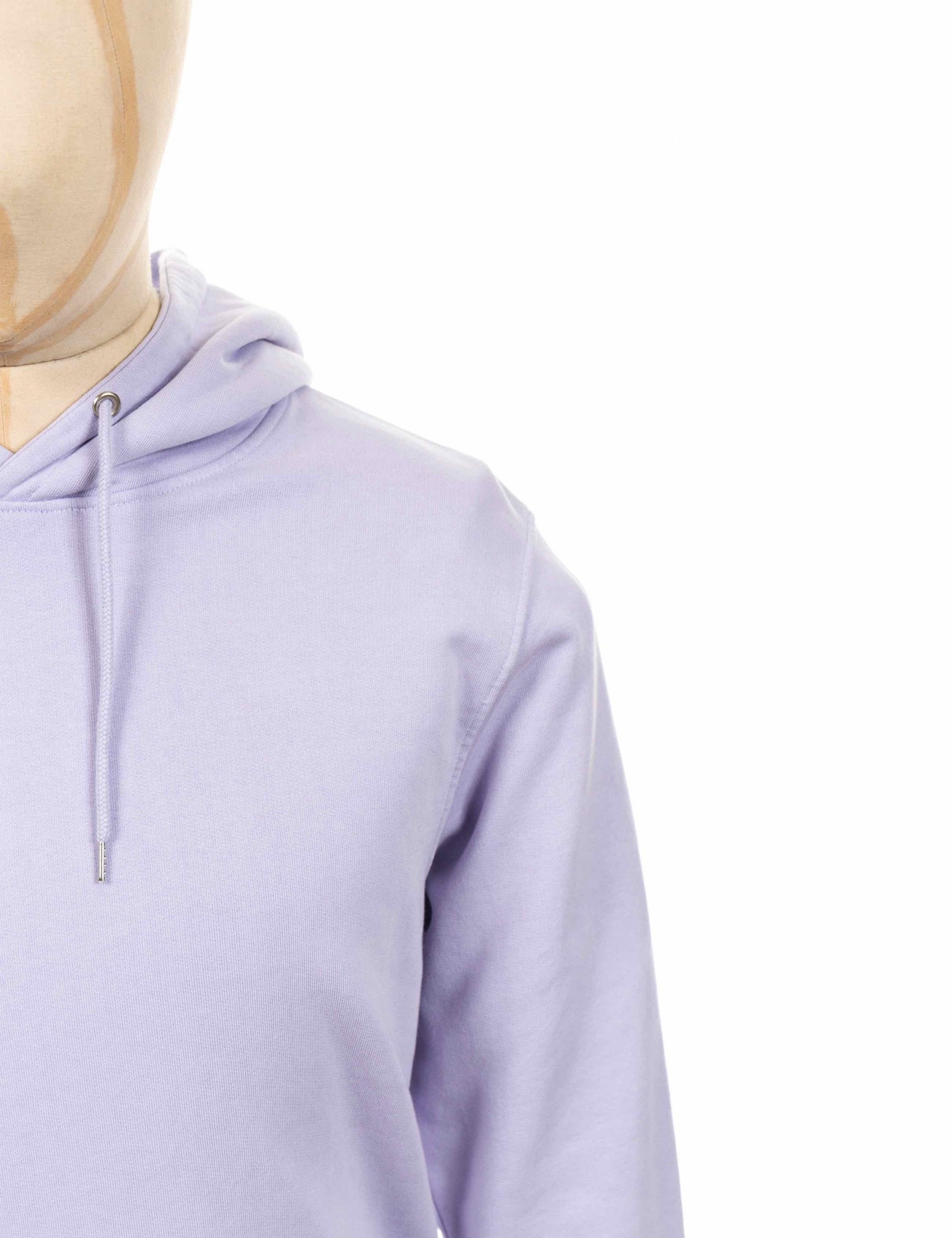 Organic Hooded Sweat - Soft Lavender
