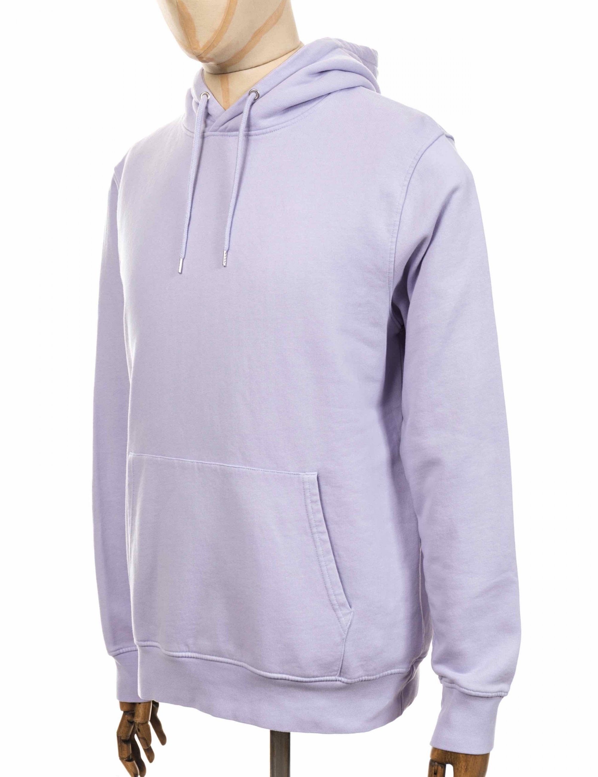 Organic Hooded Sweat - Soft Lavender