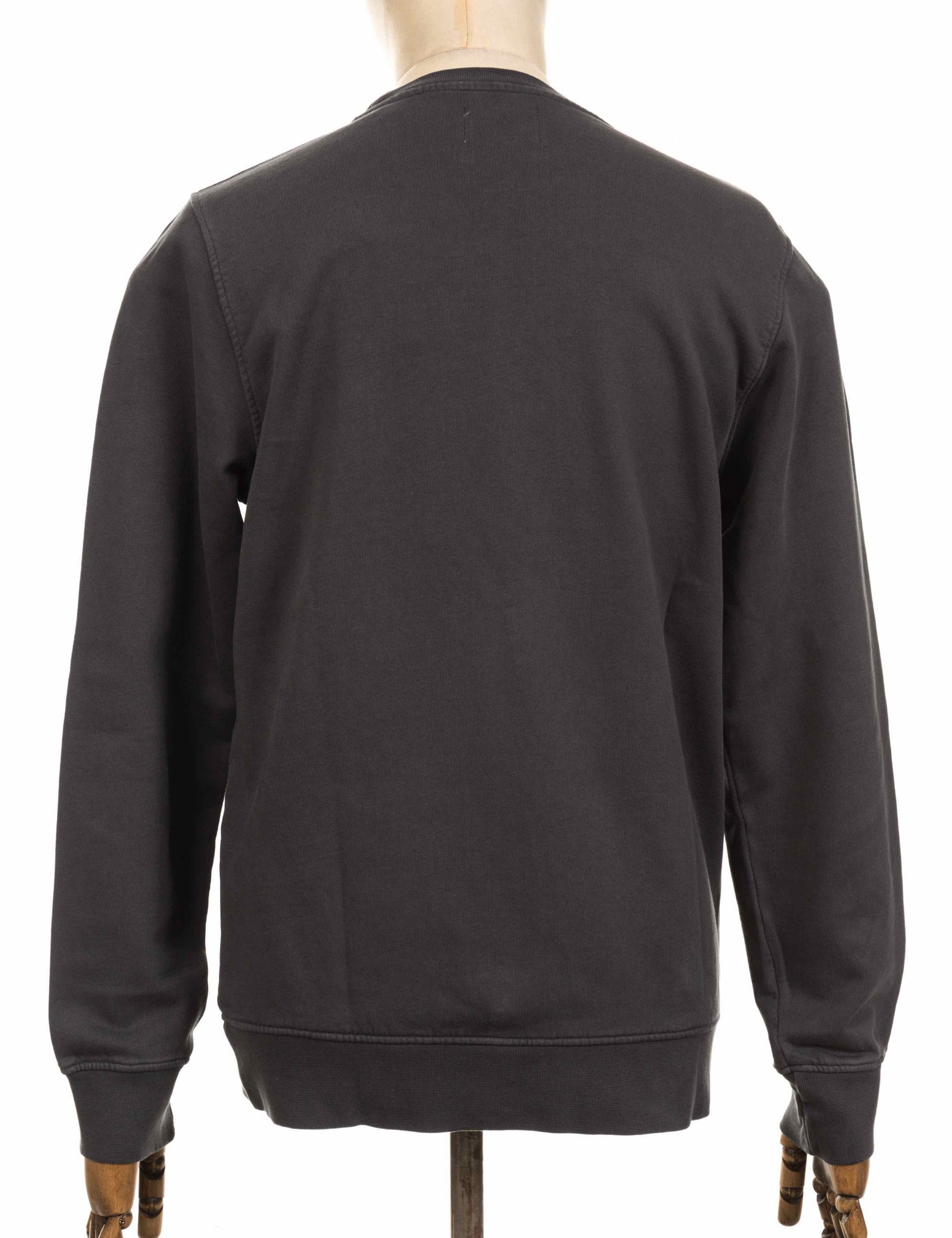 Organic Crew Sweat - Lava Grey