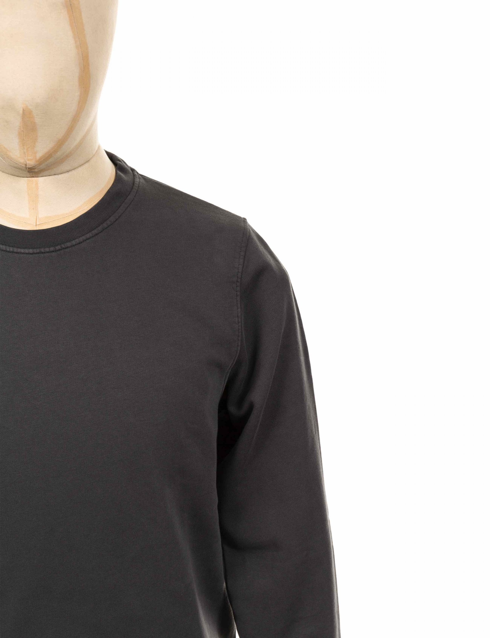 Organic Crew Sweat - Lava Grey