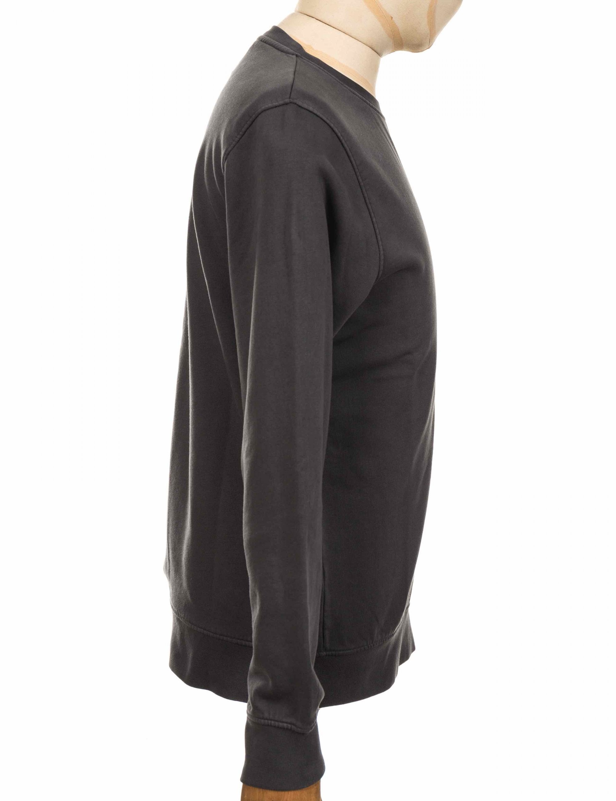 Organic Crew Sweat - Lava Grey