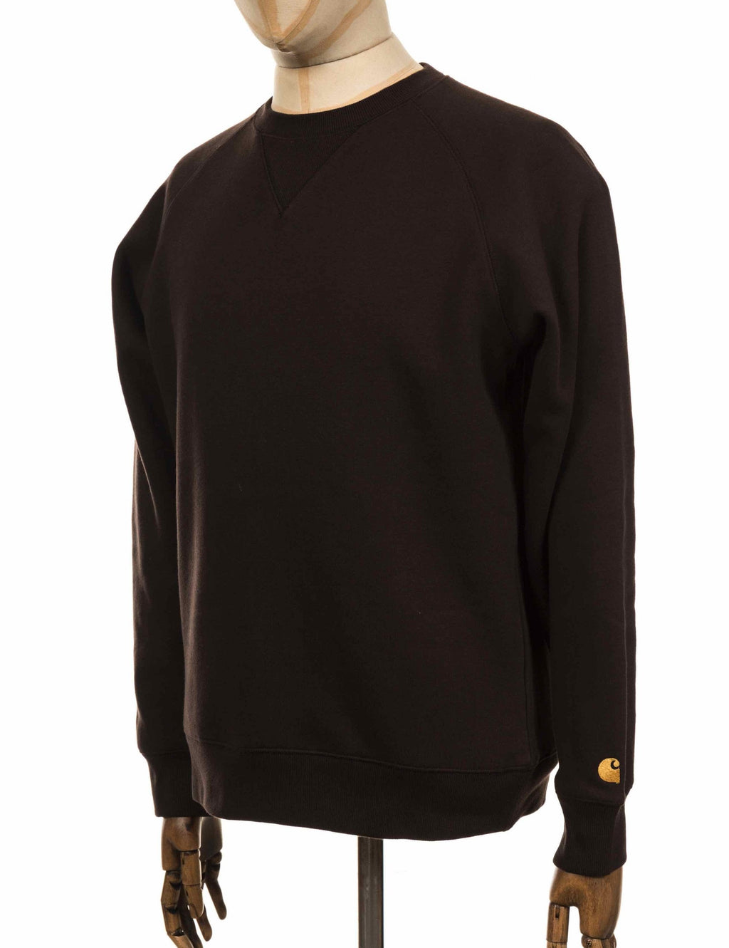 Chase Crew Sweat - Tobacco/Gold