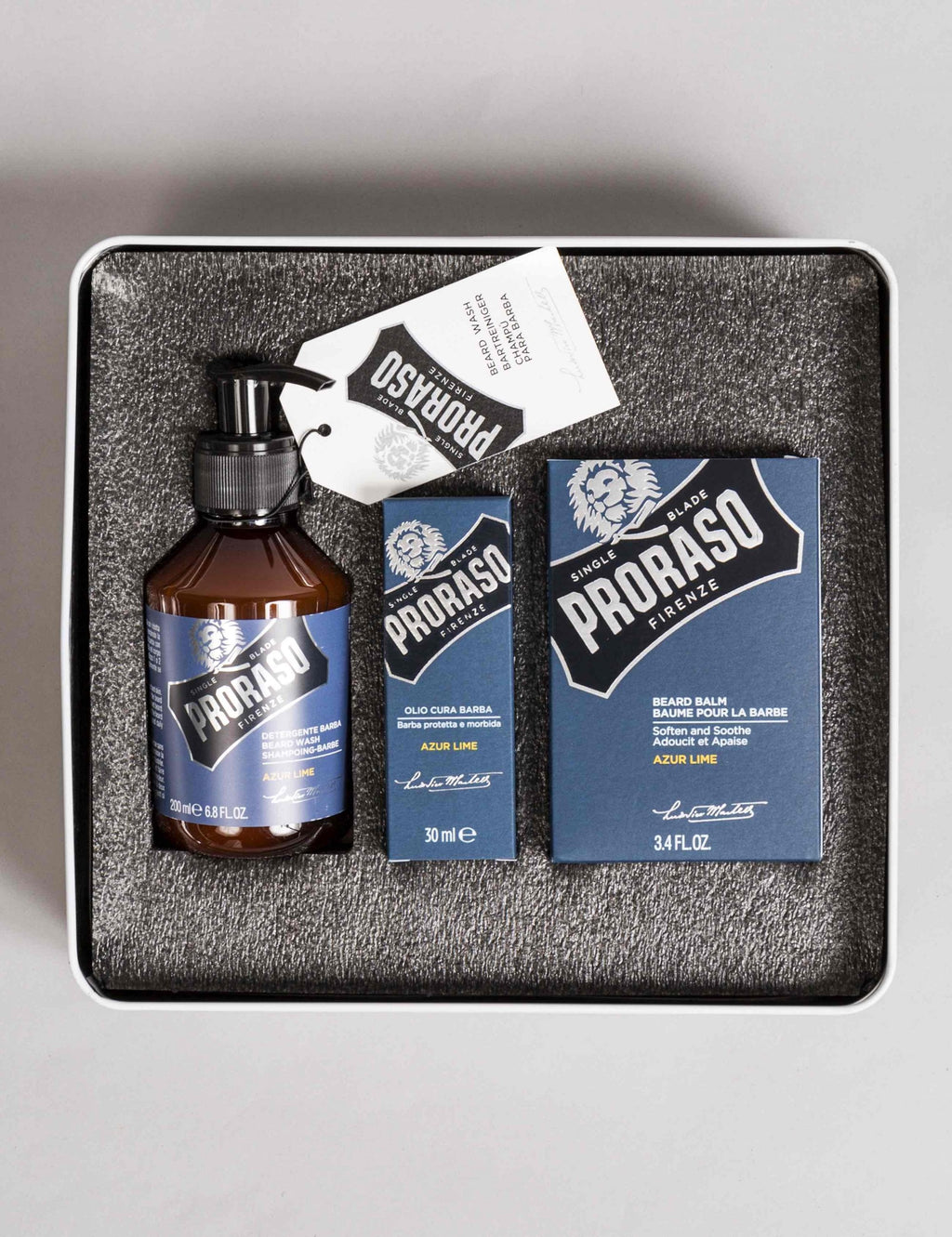 Beard Care Tin - Azur Lime