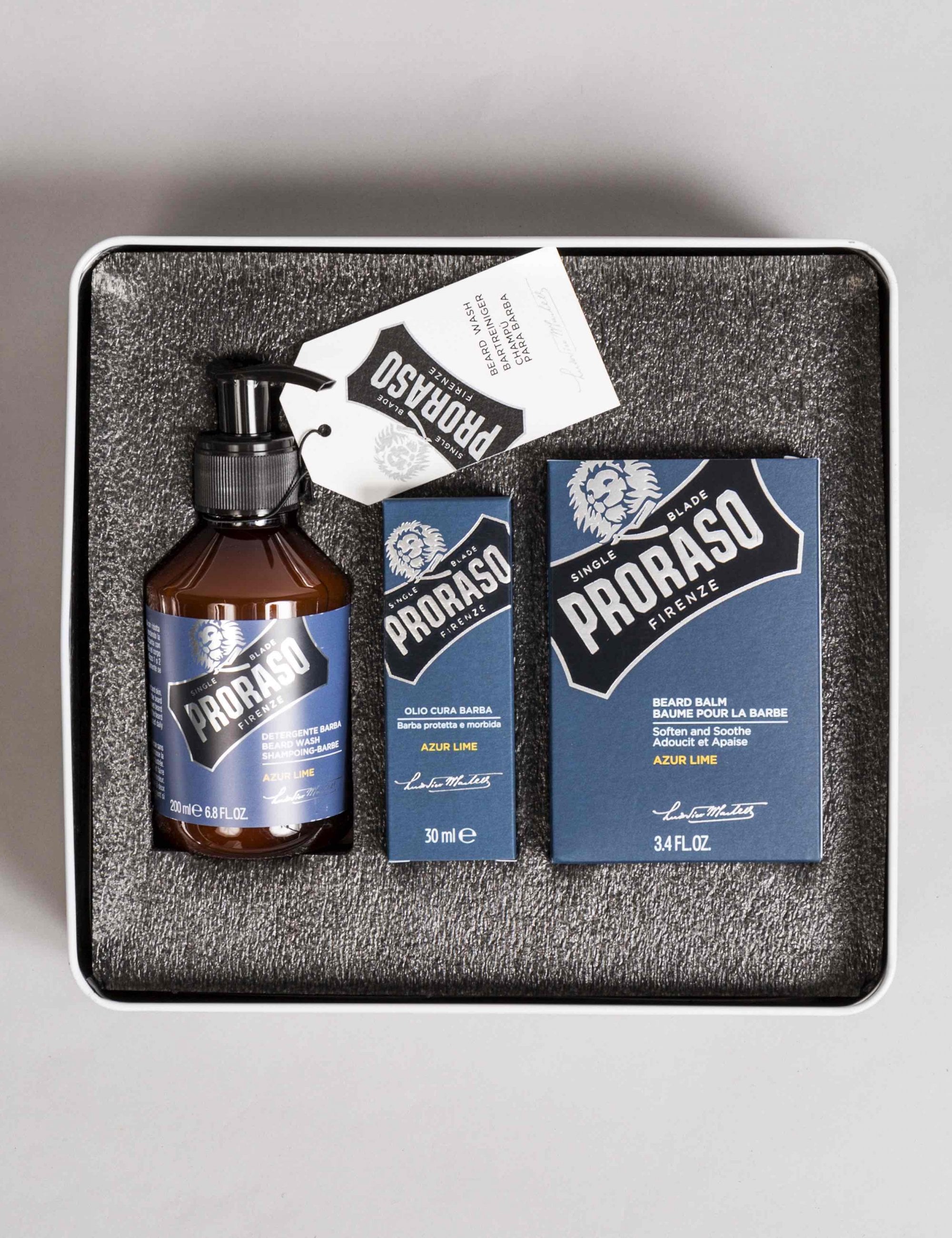 Beard Care Tin - Azur Lime
