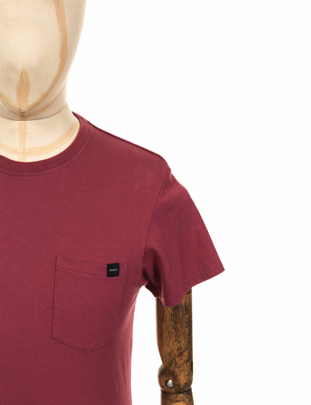 Pocket T-Shirt - Oxblood Red
