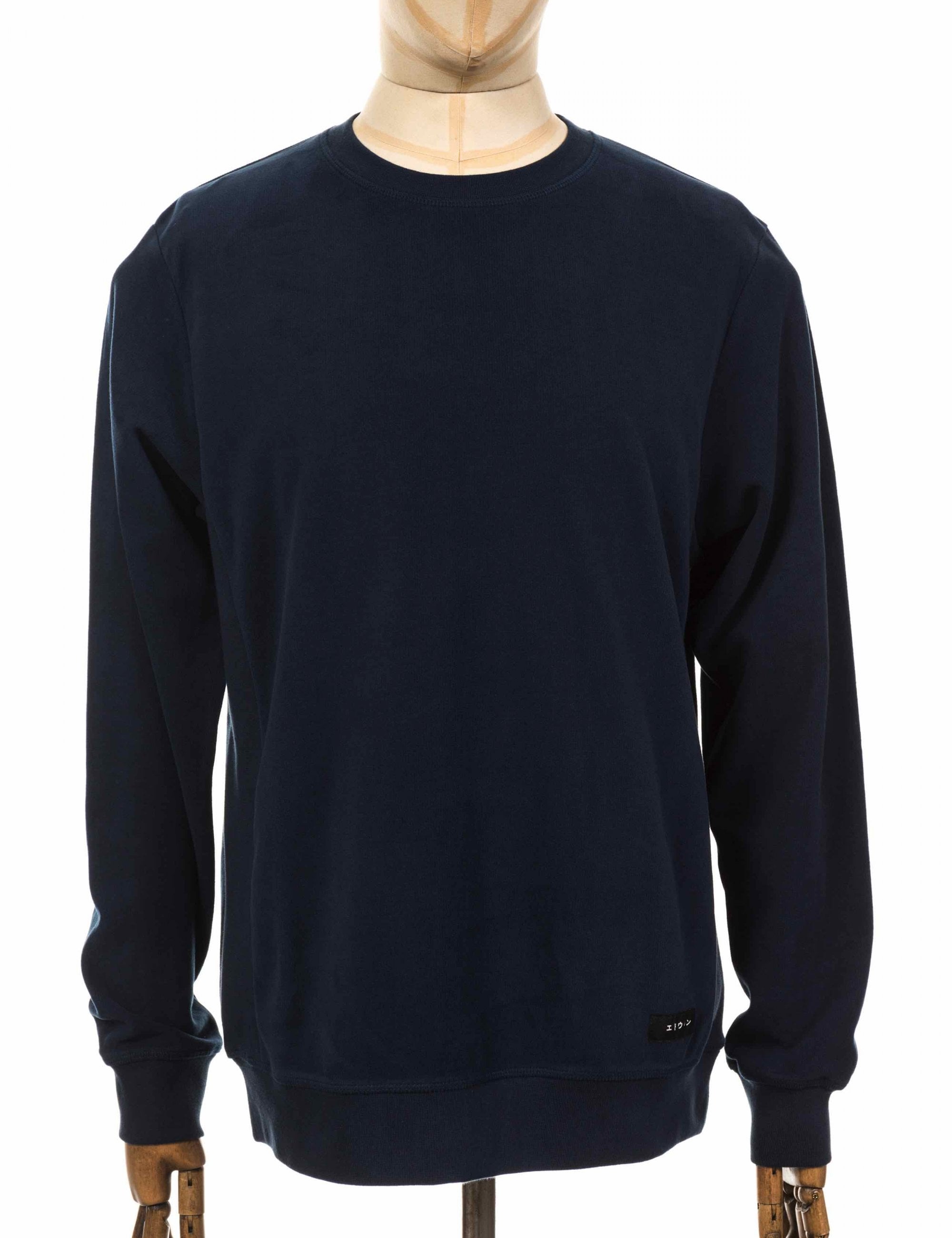 Edwin Jeans Nicki Sweatshirt - Navy - Clothing from Fat Buddha Store UK