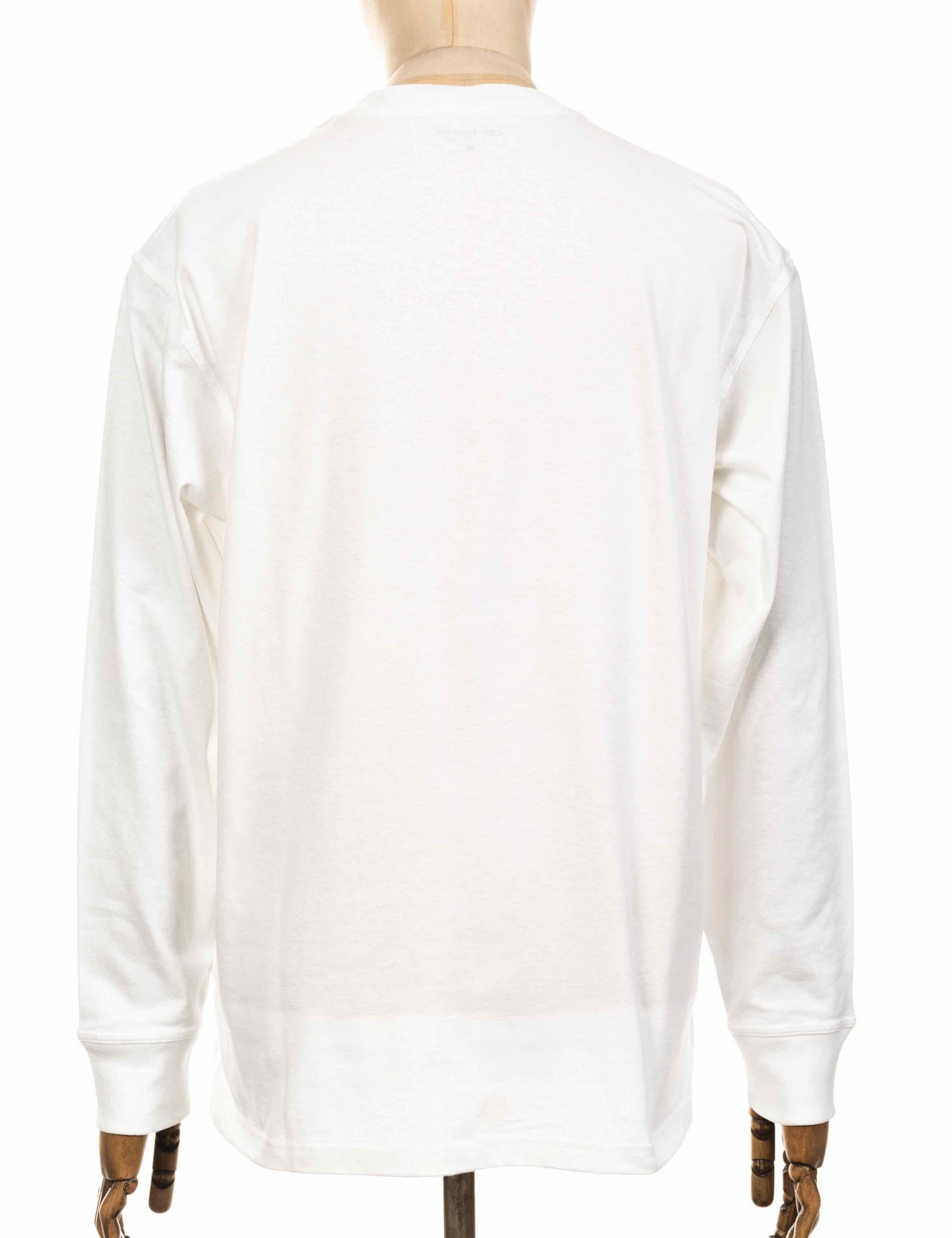 American Script Long Sleeve T-Shirt - White