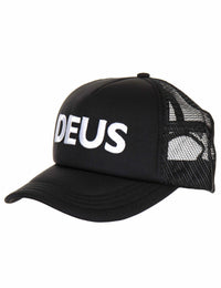 Caps Trucker Mesh Hat - Black