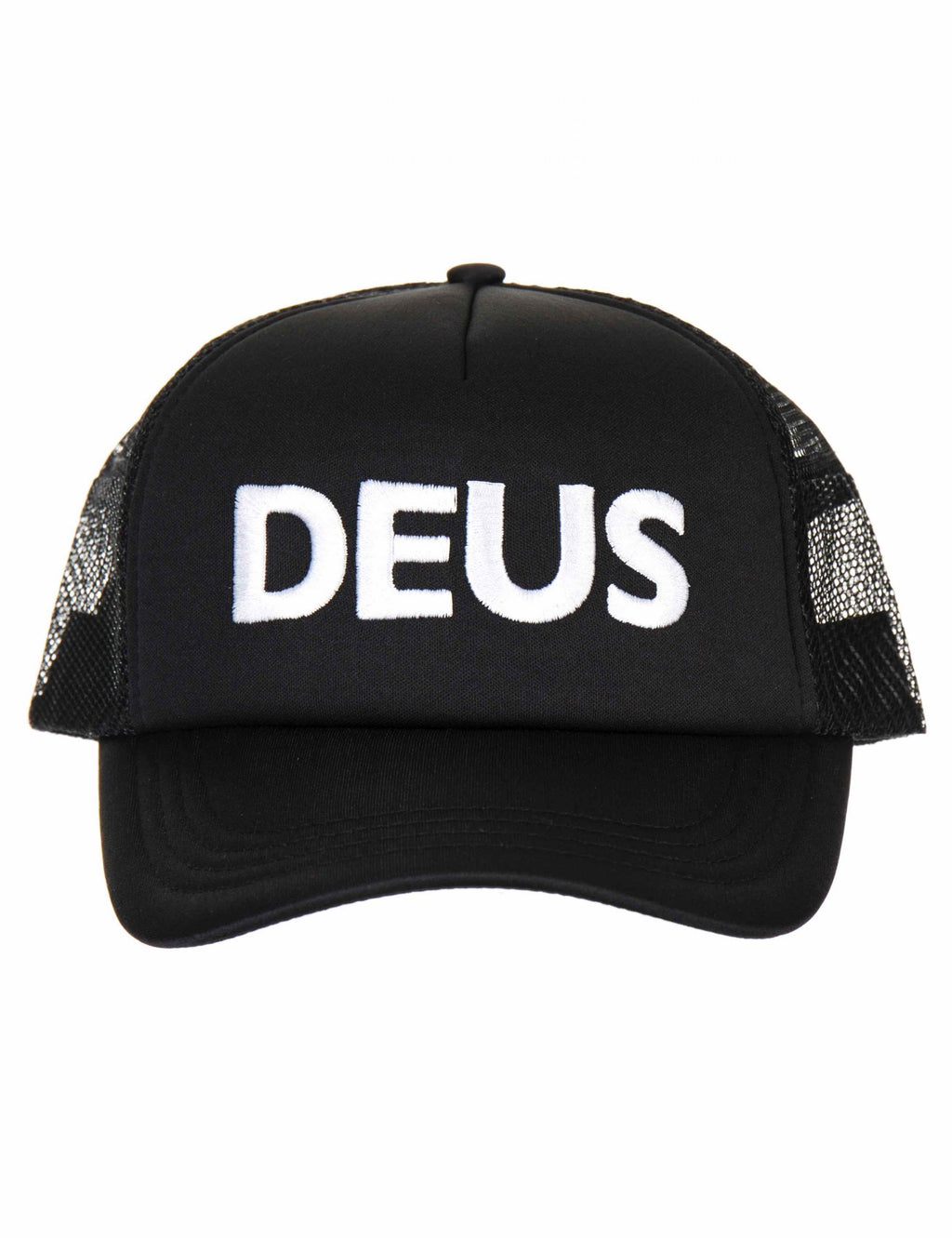 Caps Trucker Mesh Hat - Black
