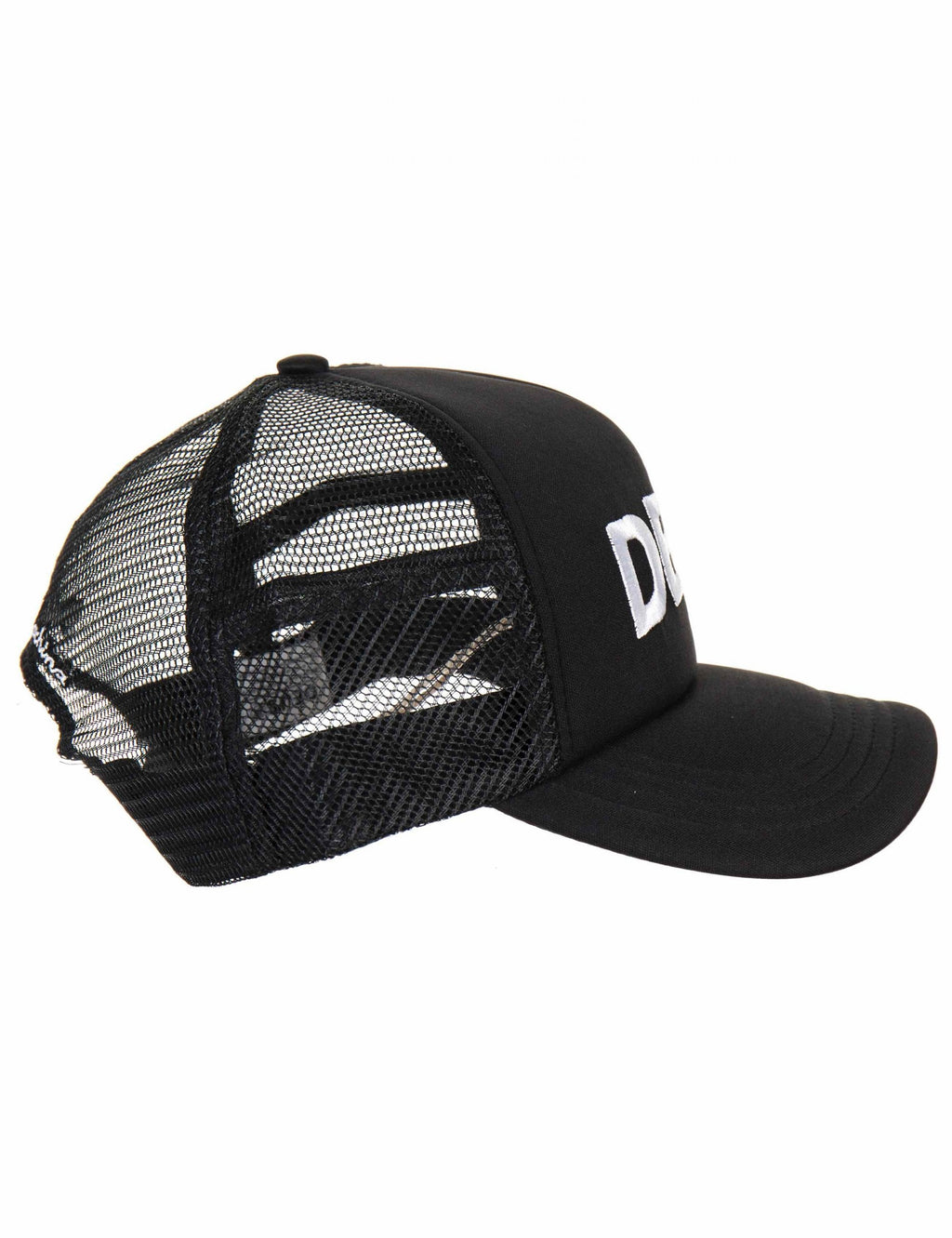 Caps Trucker Mesh Hat - Black
