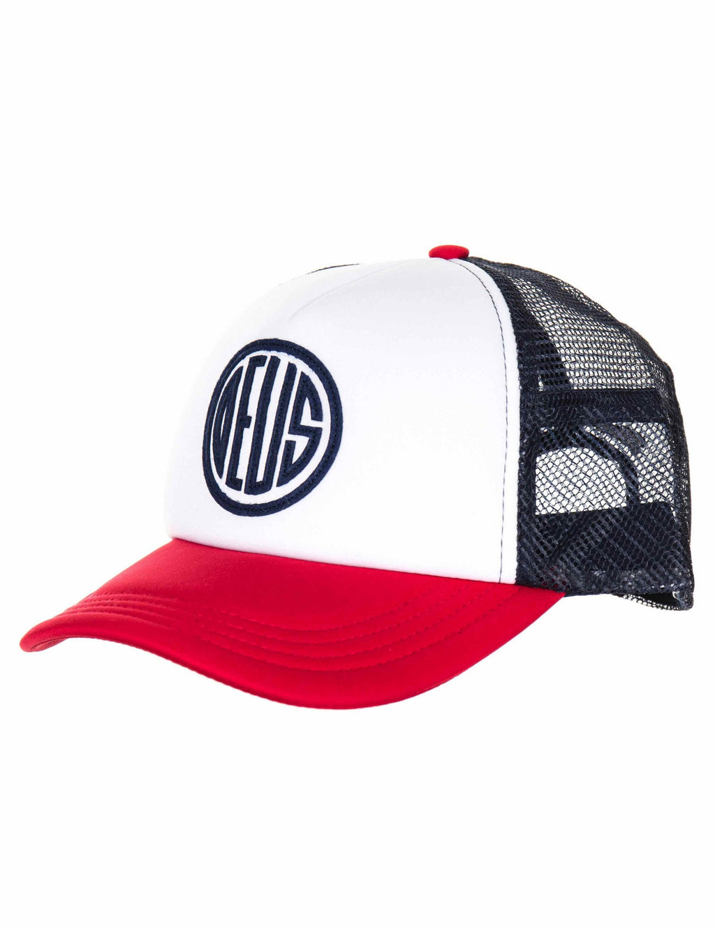 Pill Trucker Hat - Red/Navy