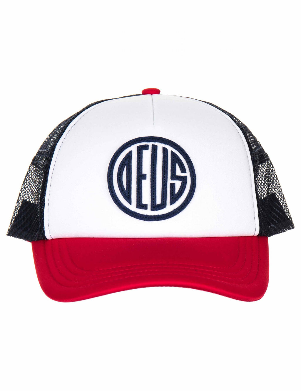 Pill Trucker Hat - Red/Navy